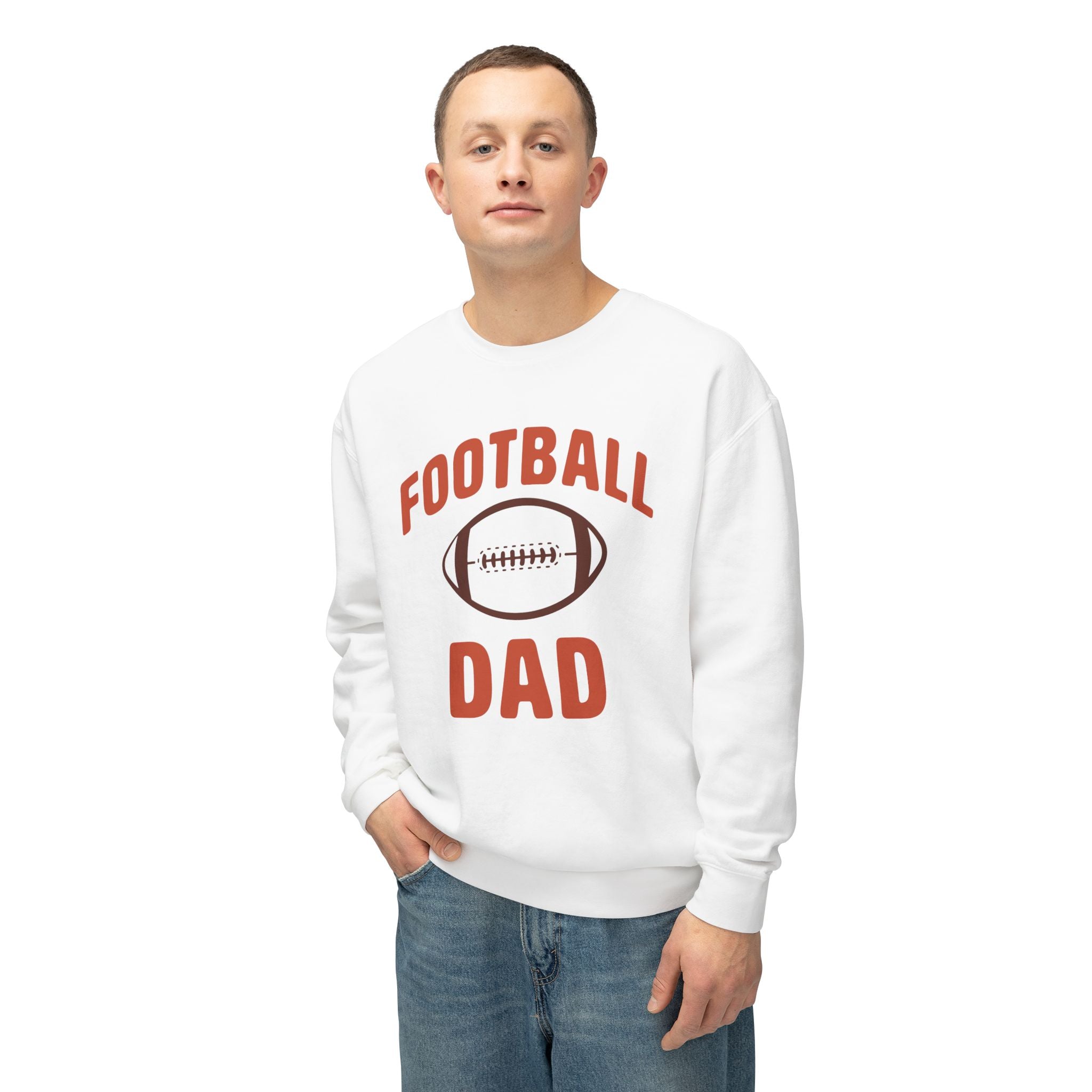 Dad Sweatshirt - Football Dad | Sweatshirt by atgodanddesigns