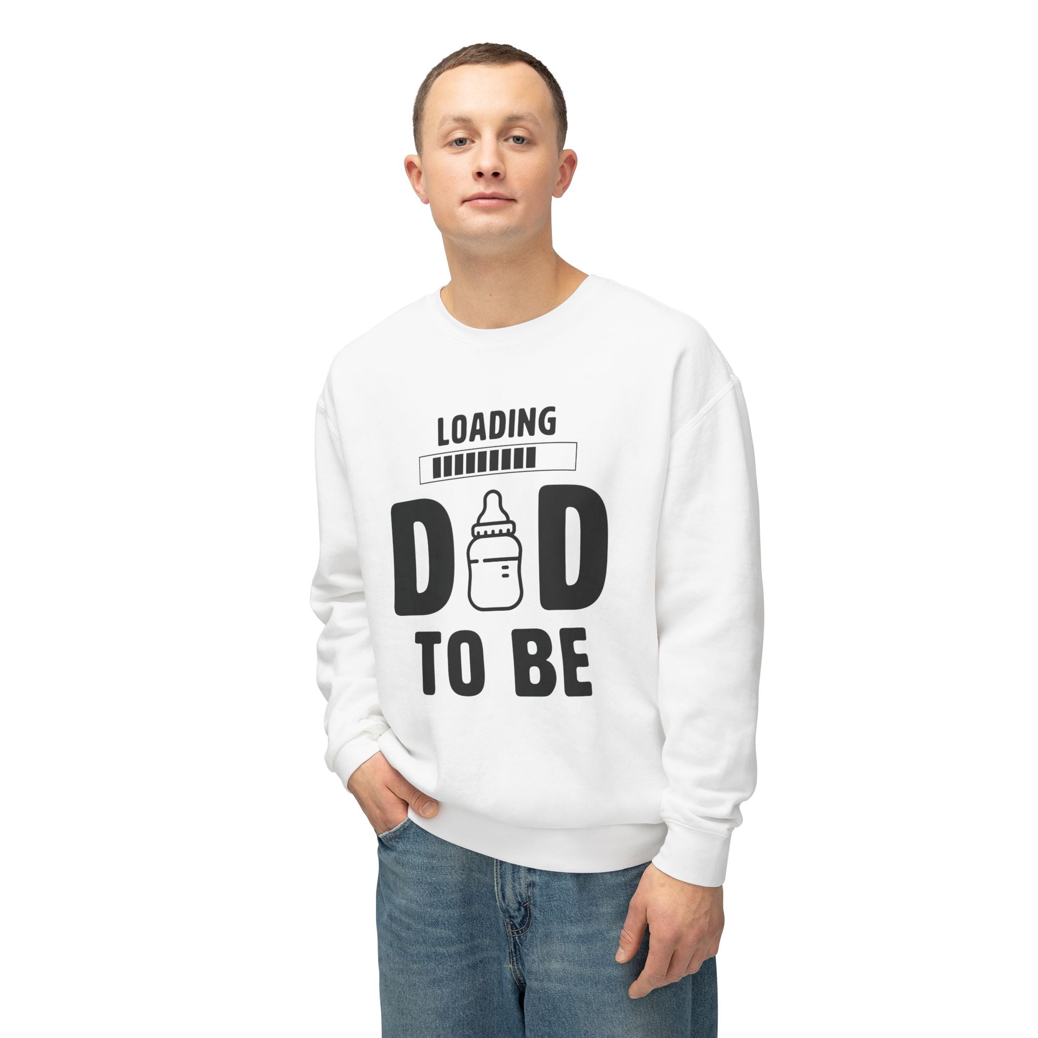 Dad Sweatshirt - Loading Dad To Be | Sweatshirt by atgodanddesigns