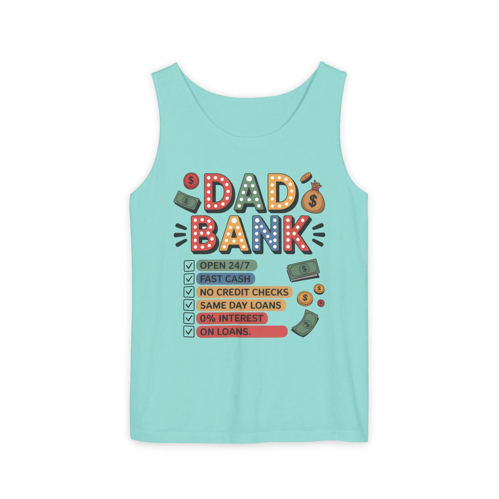 Dad Tank Top - " Dad Bank " | Tank Top by atgodanddesigns
