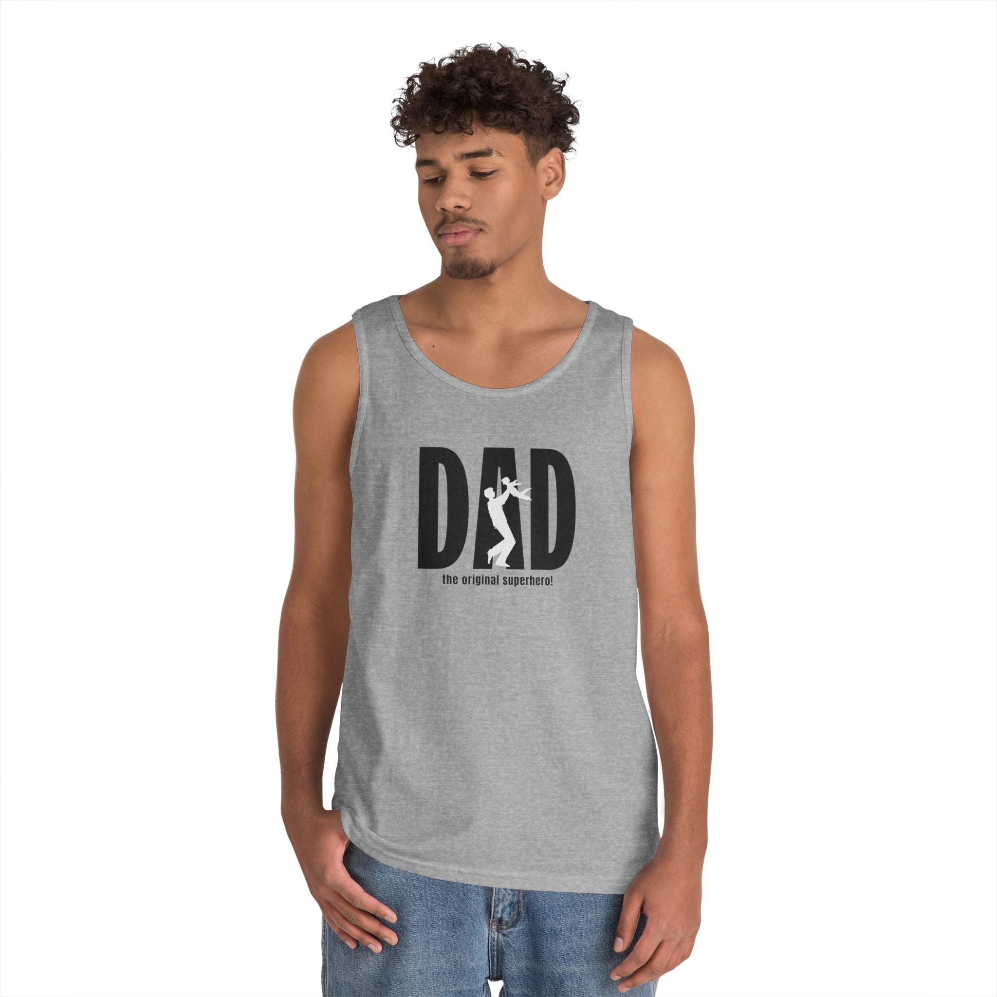 Dad Tank Top - Dad The Original Superhero | Tank Top by atgodanddesigns