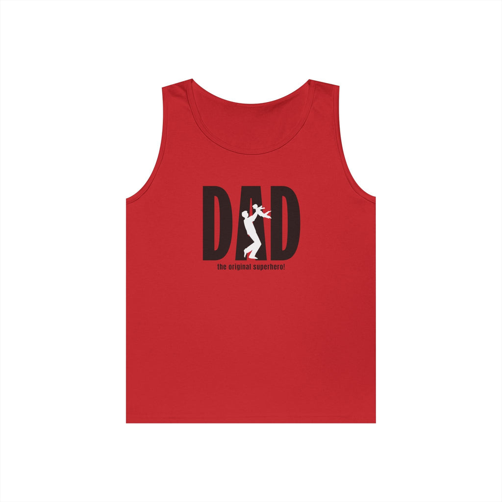 Dad Tank Top - Dad The Original Superhero | Tank Top by atgodanddesigns