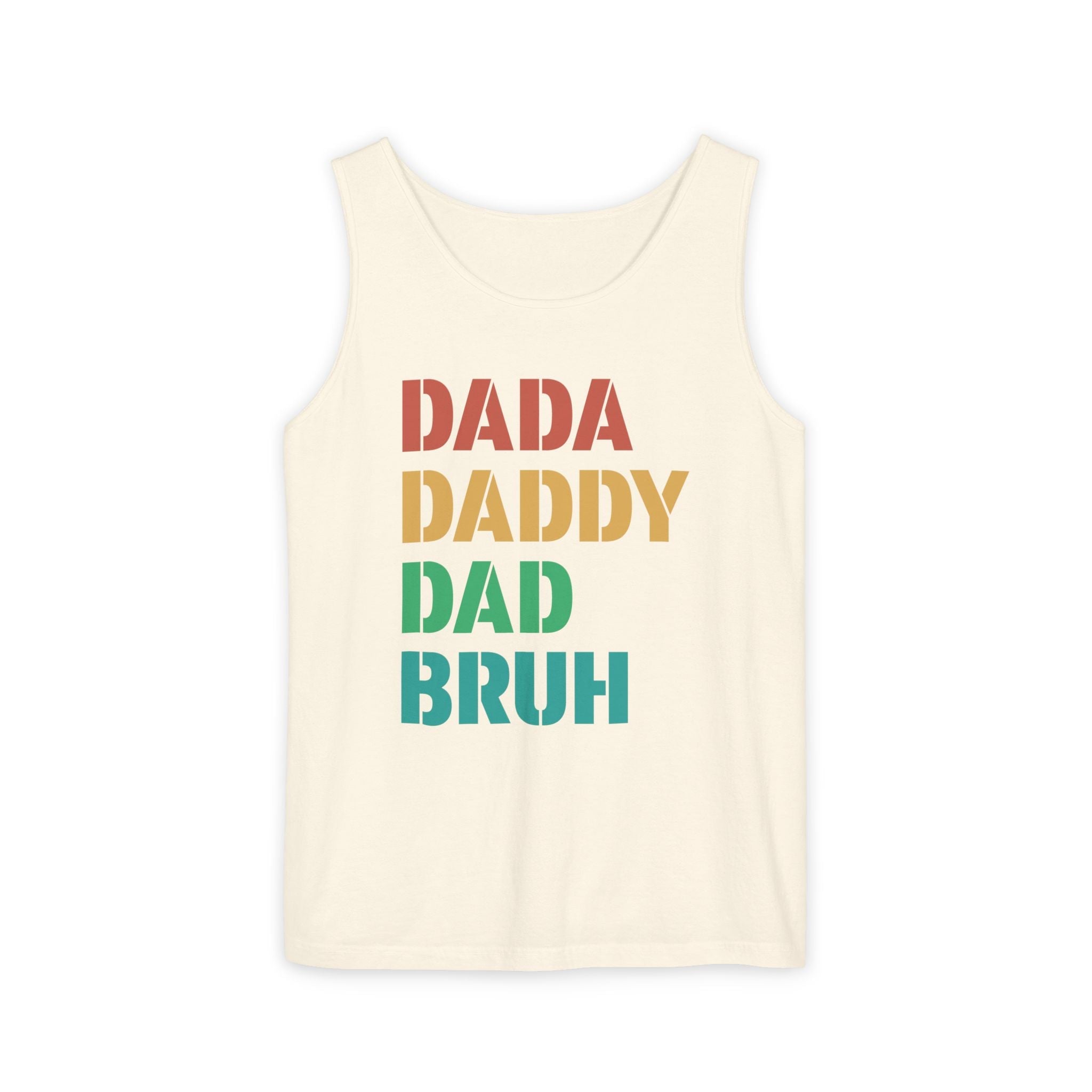 Dad Tank Top - Dada Daddy Dad Bruh | Tank Top by atgodanddesigns