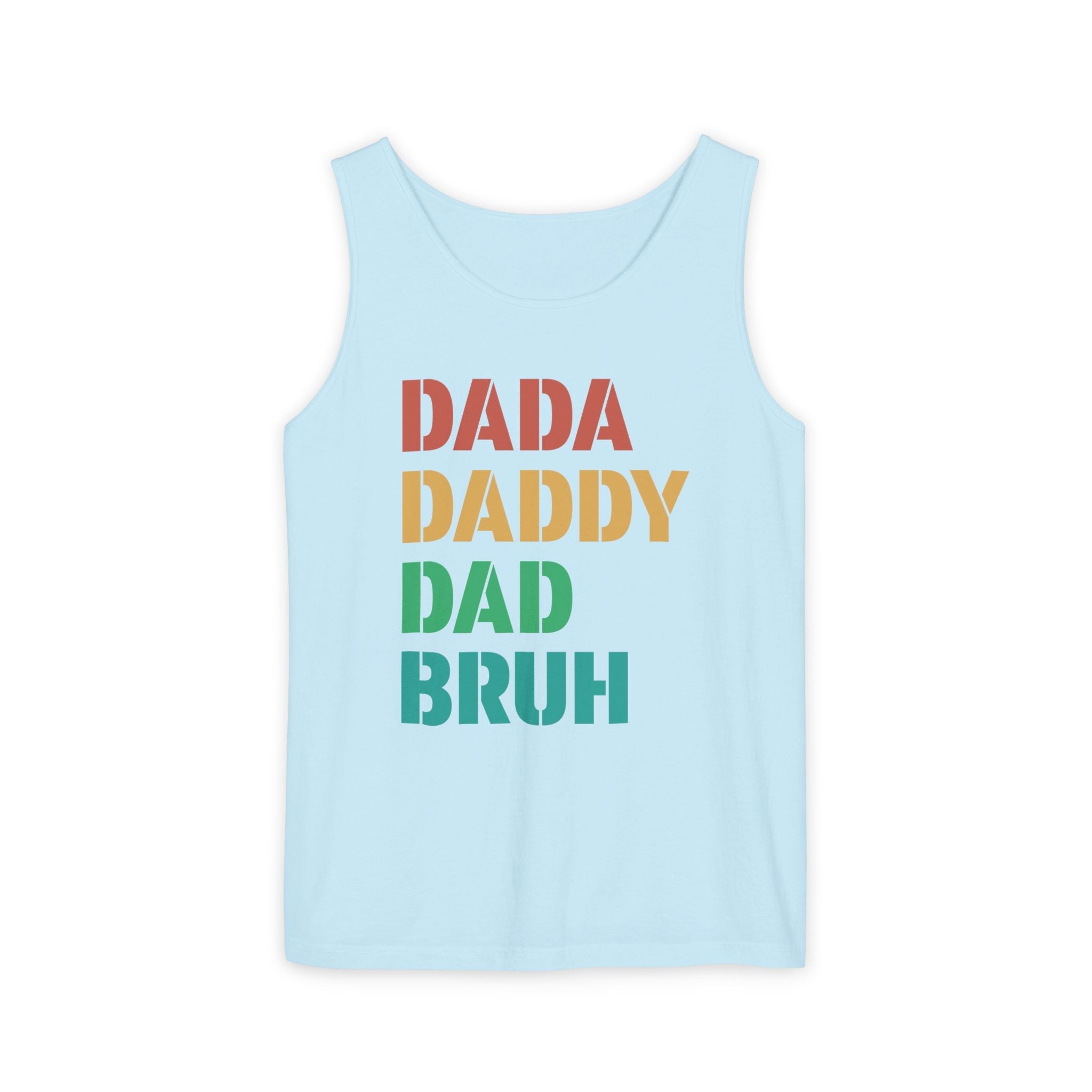 Dad Tank Top - Dada Daddy Dad Bruh | Tank Top by atgodanddesigns