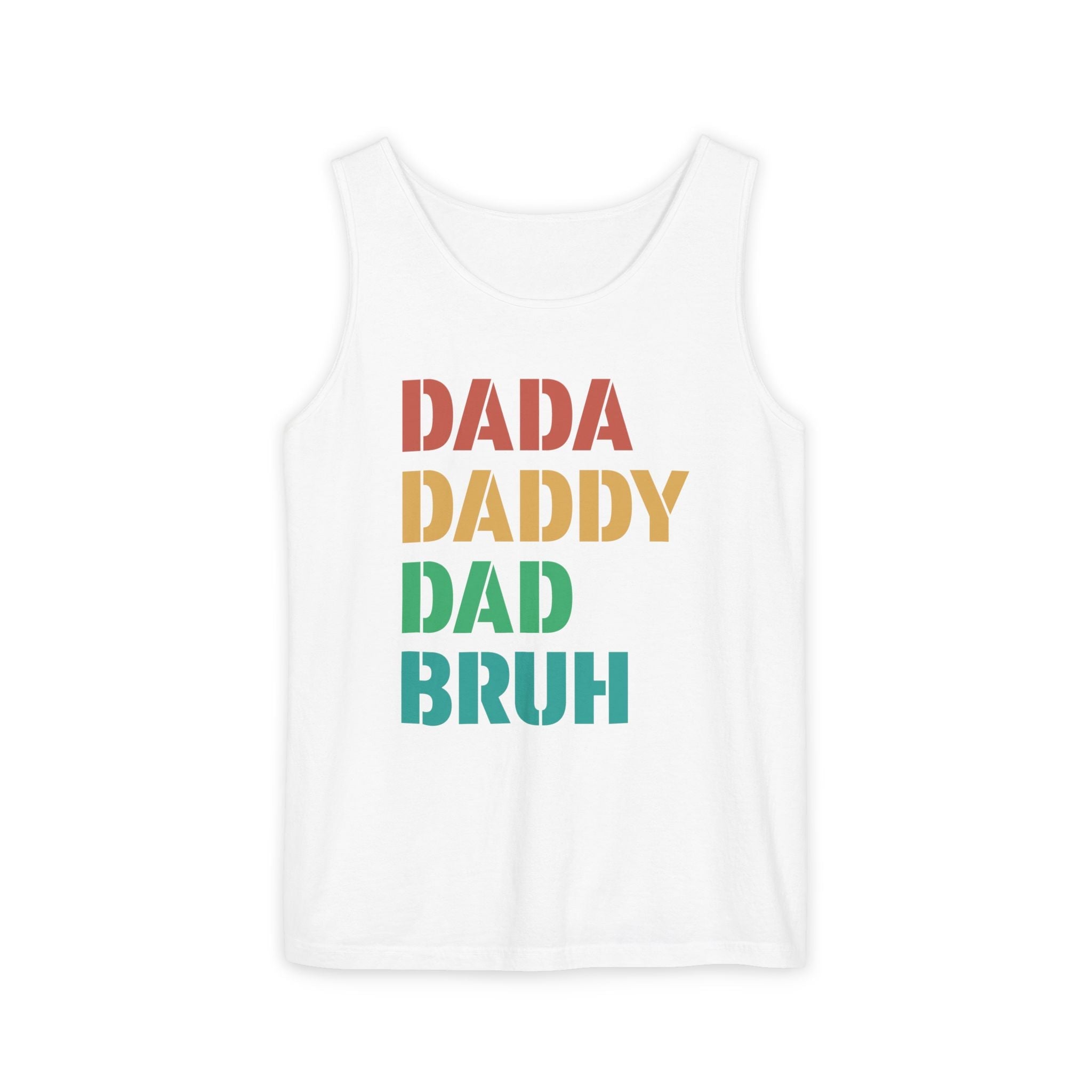 Dad Tank Top - Dada Daddy Dad Bruh | Tank Top by atgodanddesigns