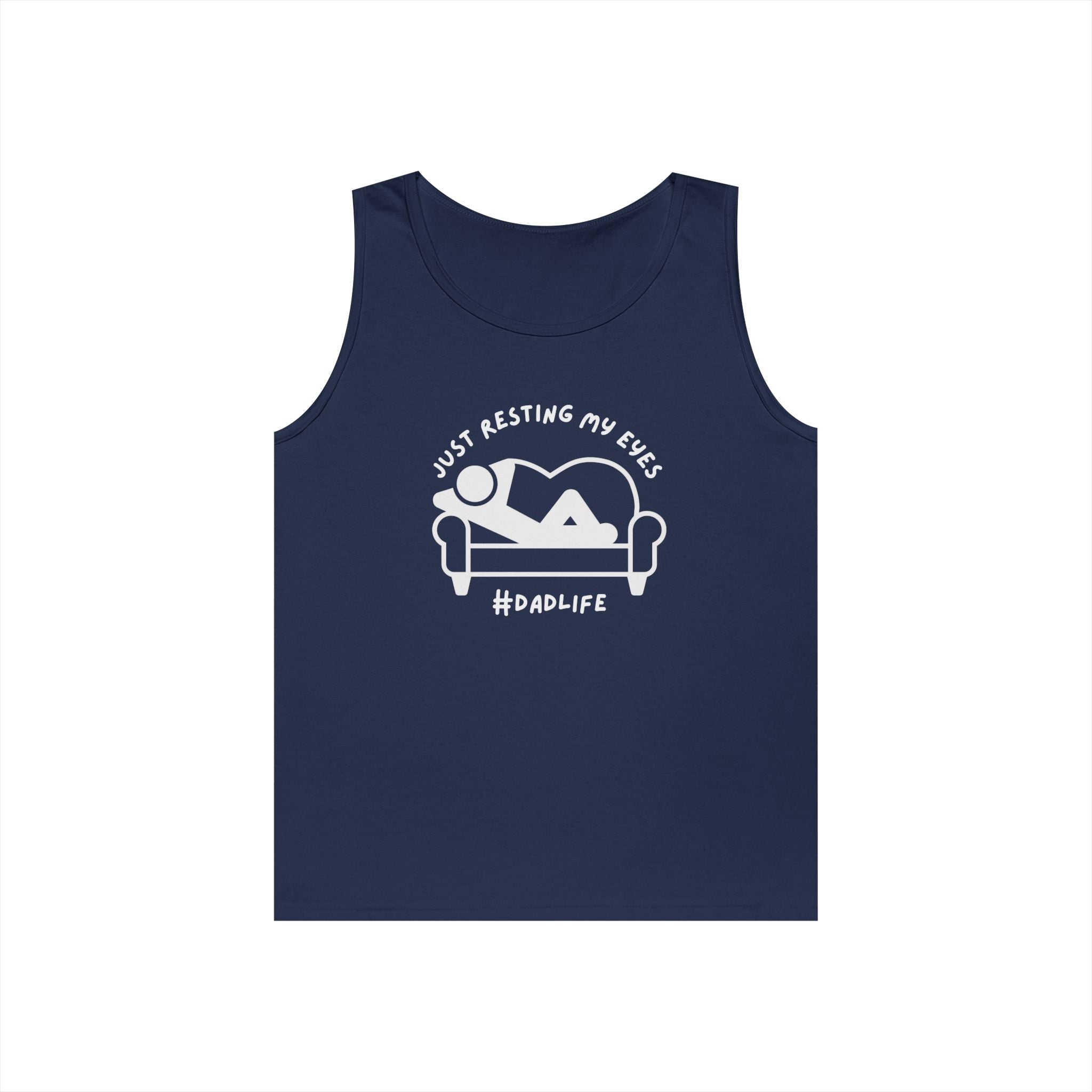 Dad Tank Top - Just Resting My Eyes  Dad Life | Tank Top by atgodanddesigns