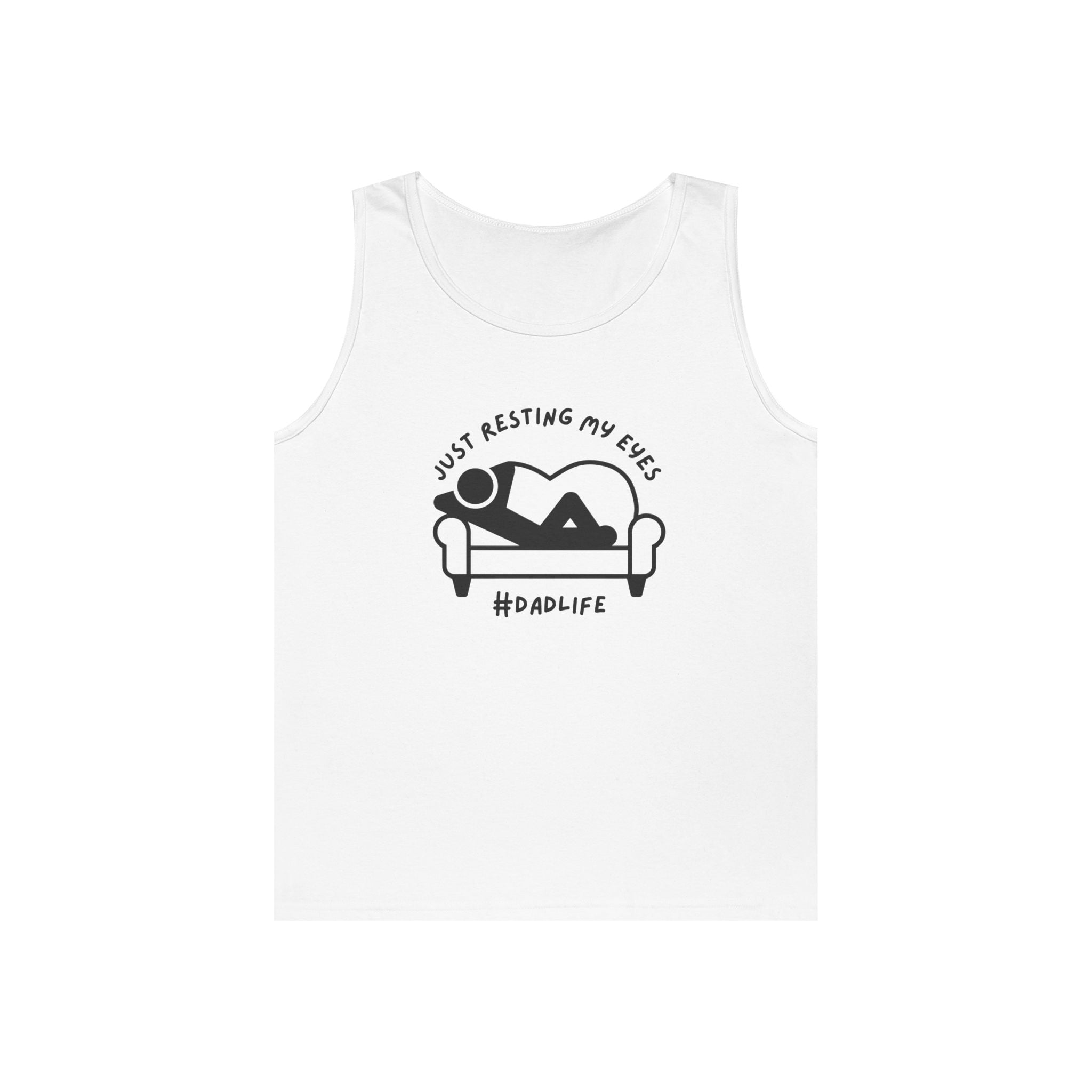 Dad Tank Top - Just Resting My Eyes | Tank Top by atgodanddesigns