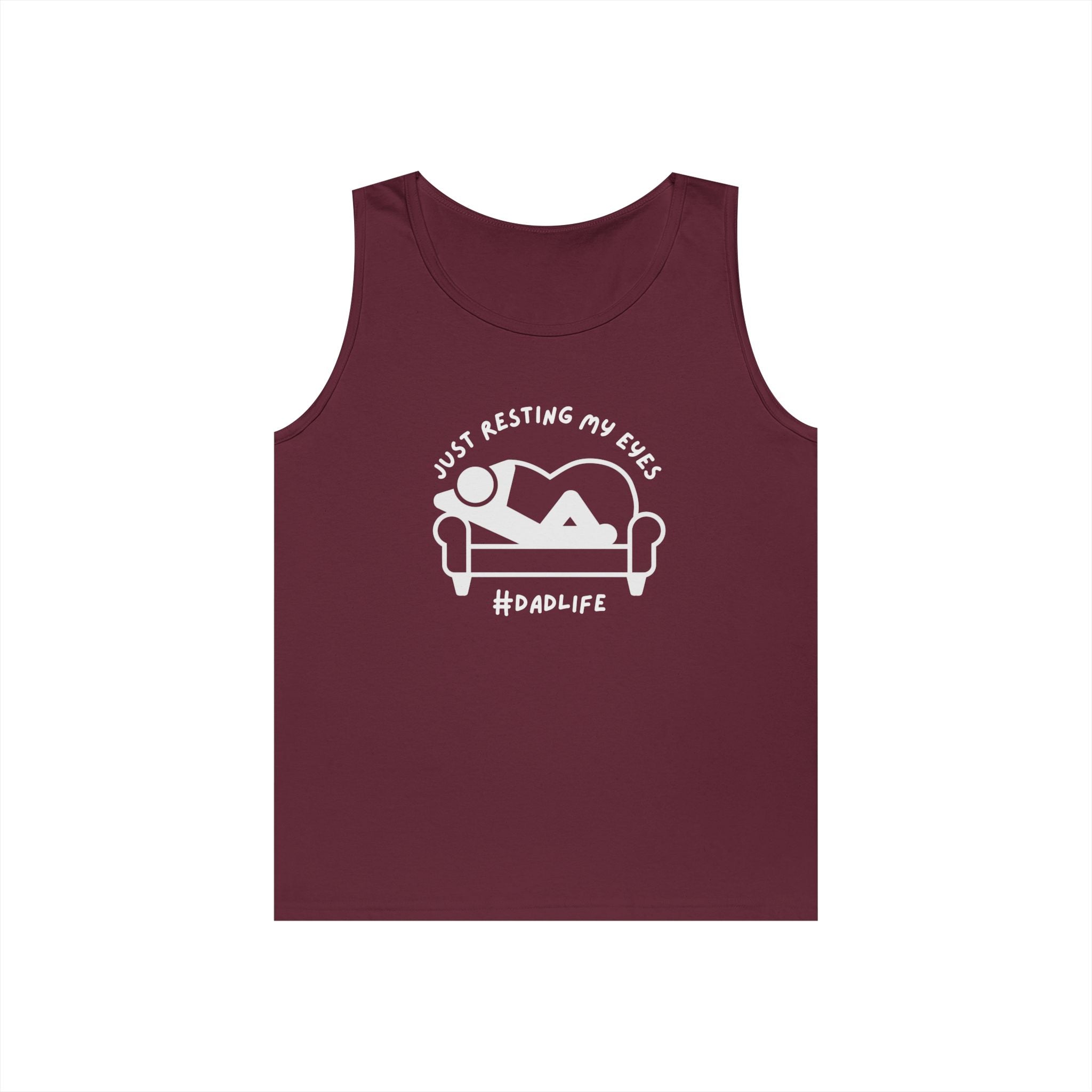 Dad Tank Top - Just Resting My Eyes | Tank Top by atgodanddesigns