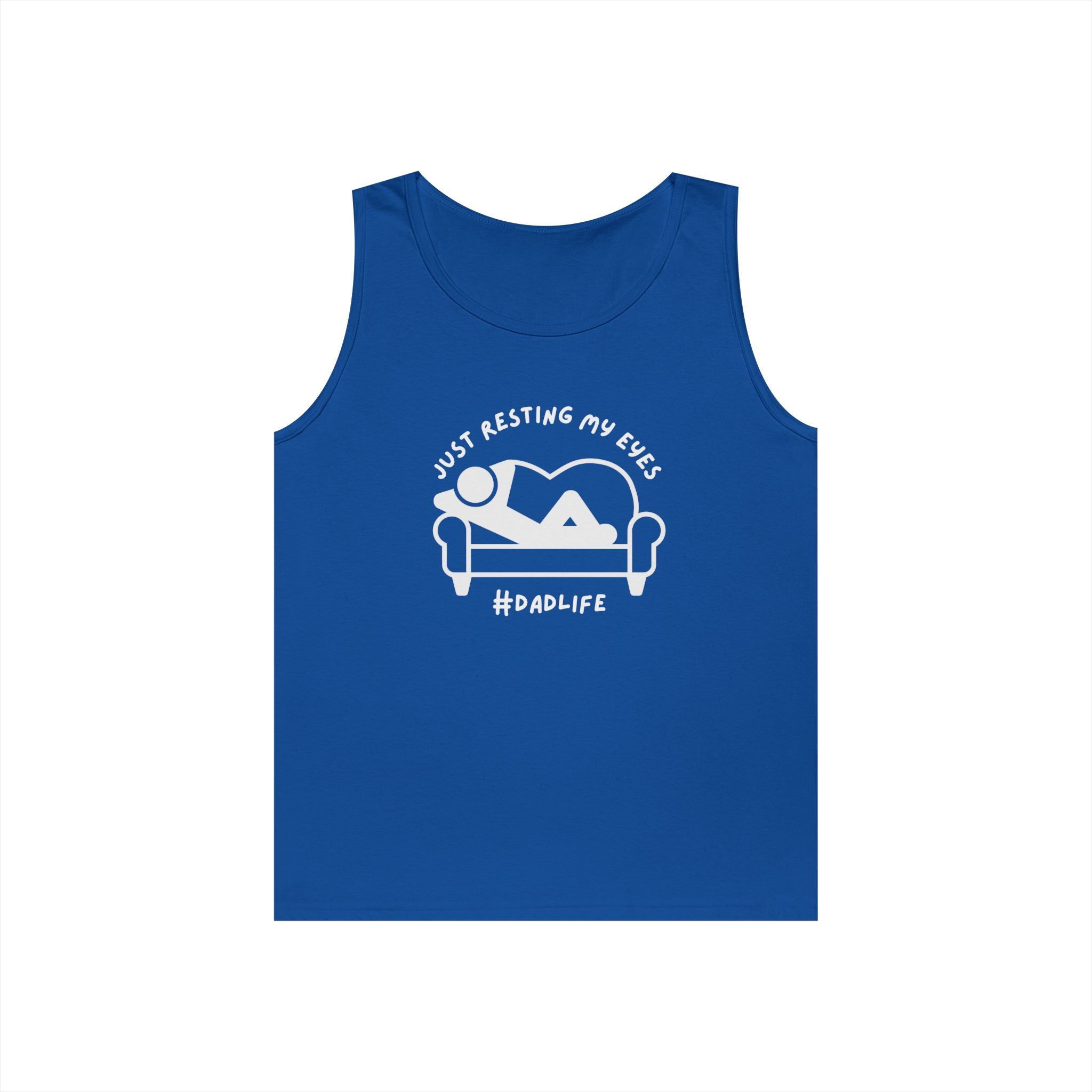 Dad Tank Top - Just Resting My Eyes | Tank Top by atgodanddesigns