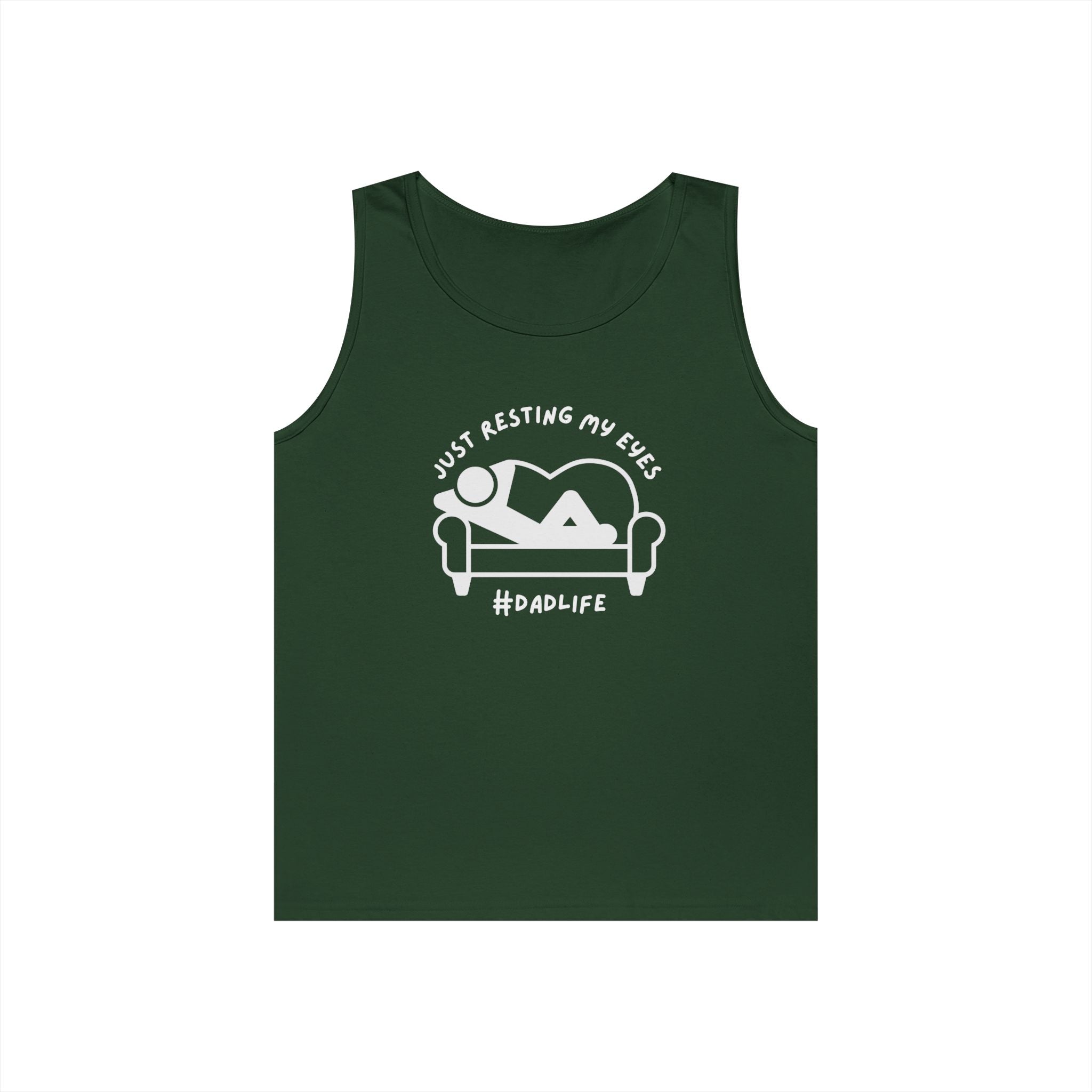 Dad Tank Top - Just Resting My Eyes | Tank Top by atgodanddesigns