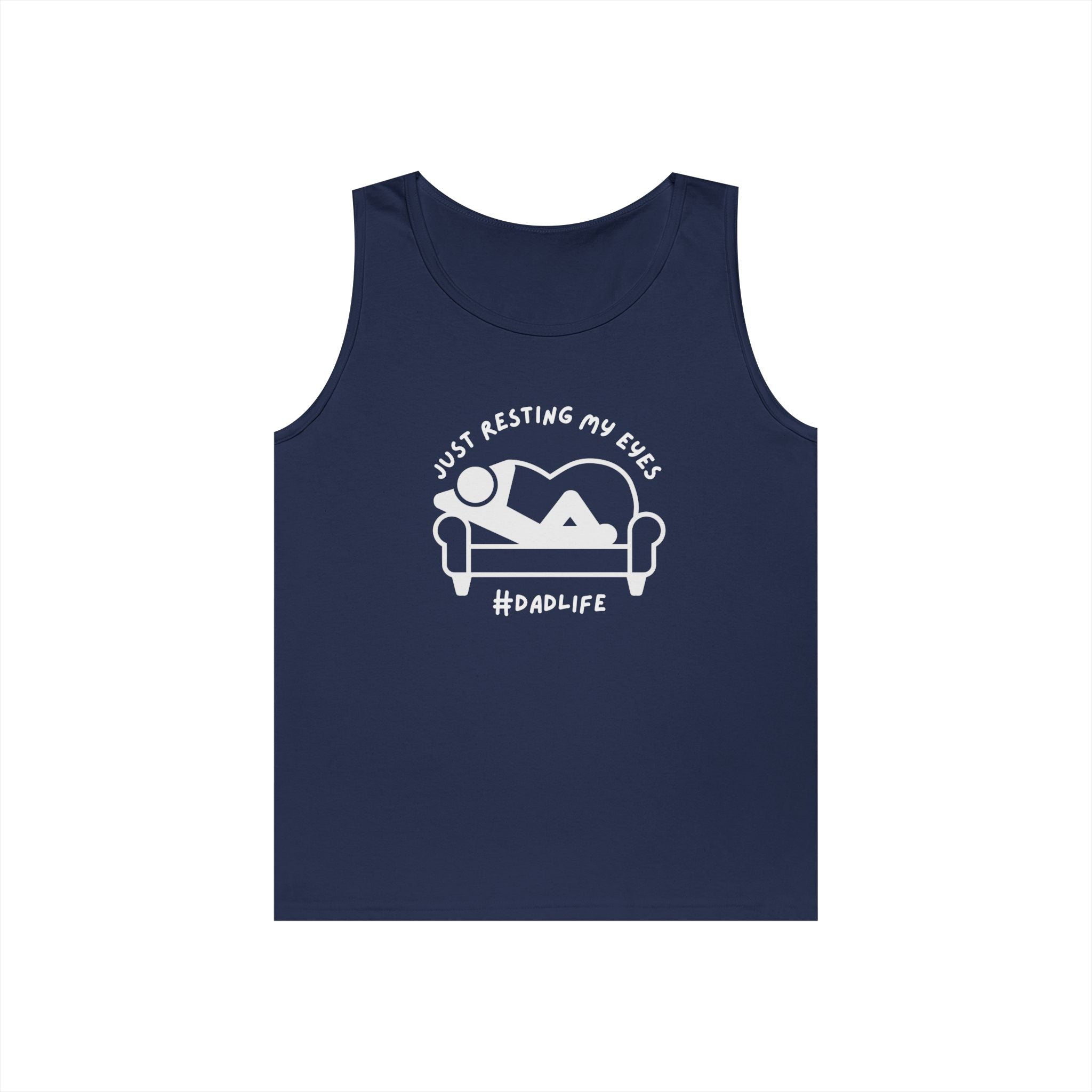 Dad Tank Top - Just Resting My Eyes | Tank Top by atgodanddesigns