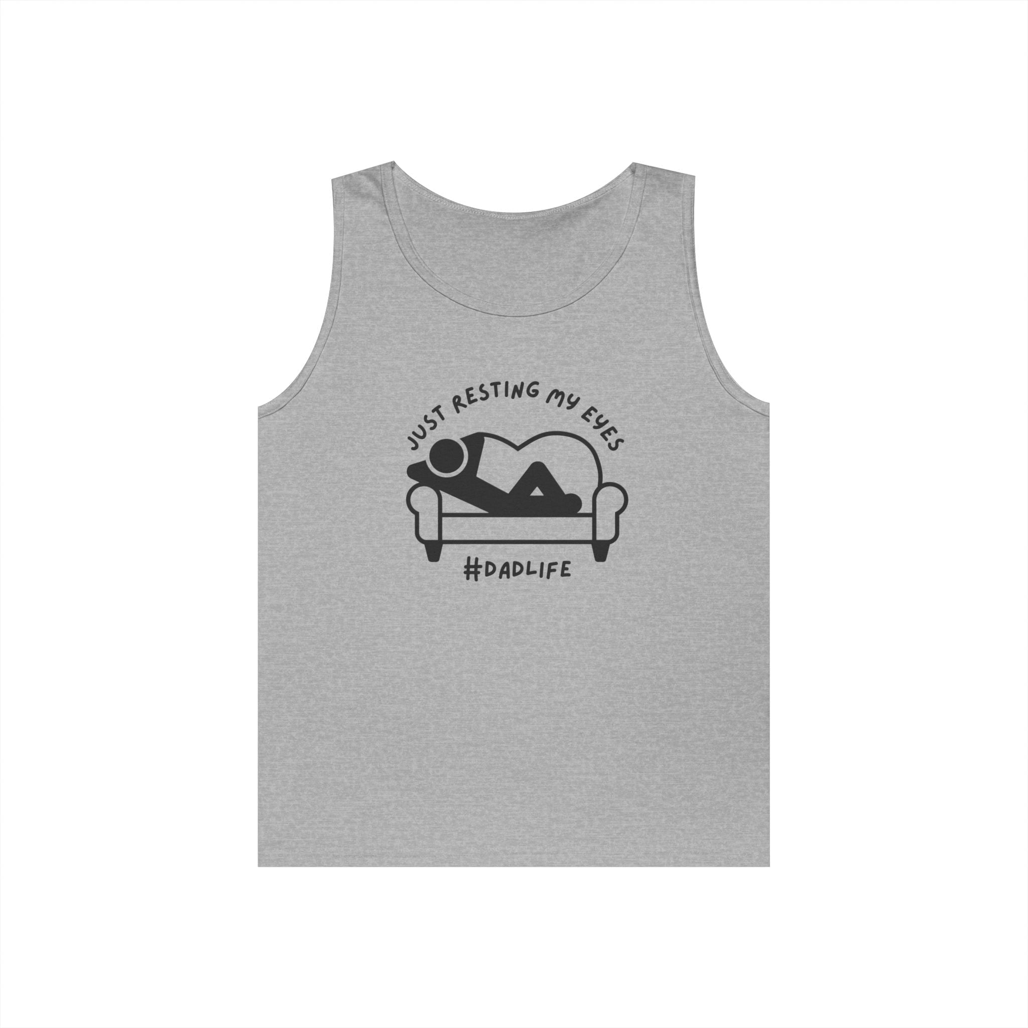 Dad Tank Top - Just Resting My Eyes | Tank Top by atgodanddesigns