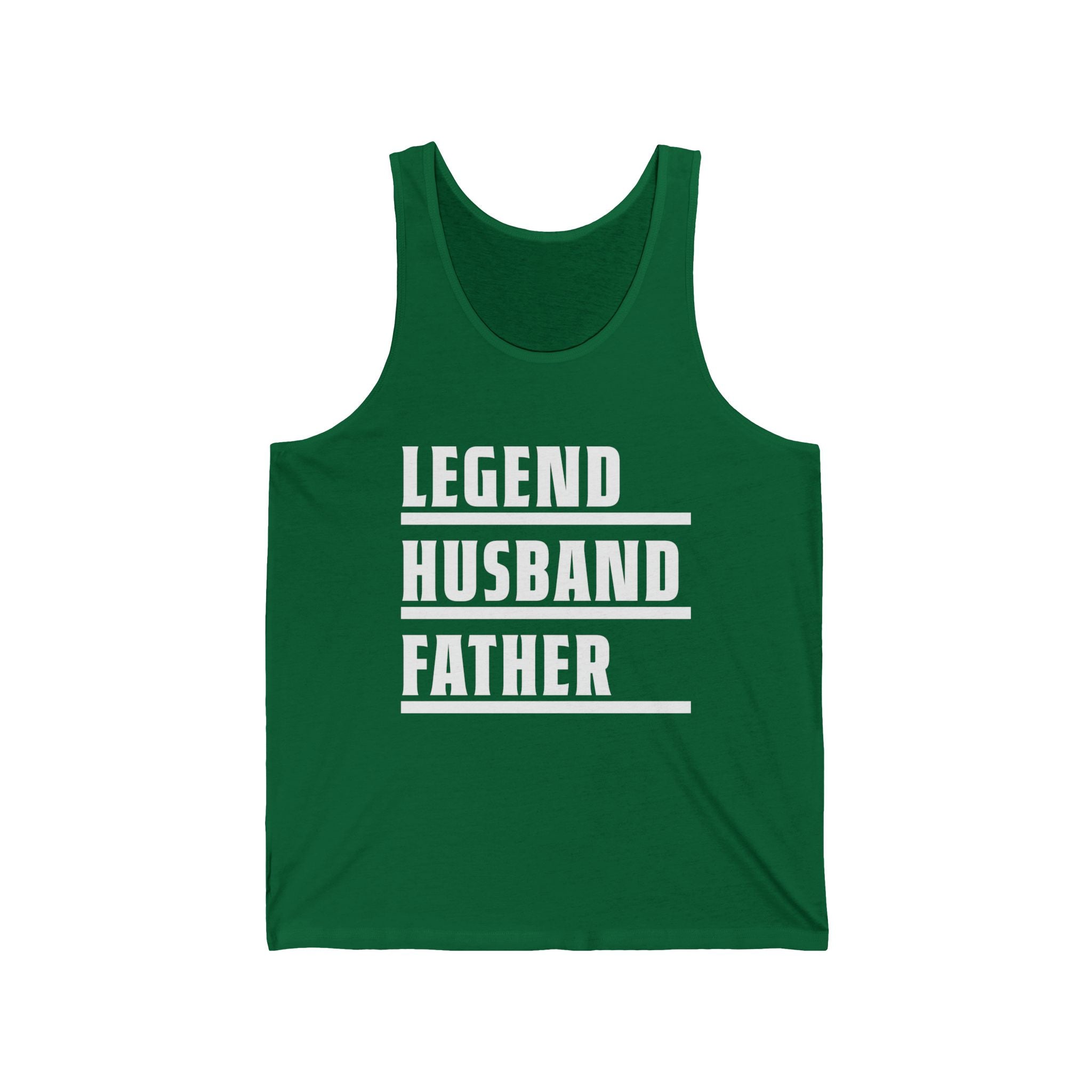 Dad Tank Top - Legend Husband Father | Tank Top by atgodanddesigns