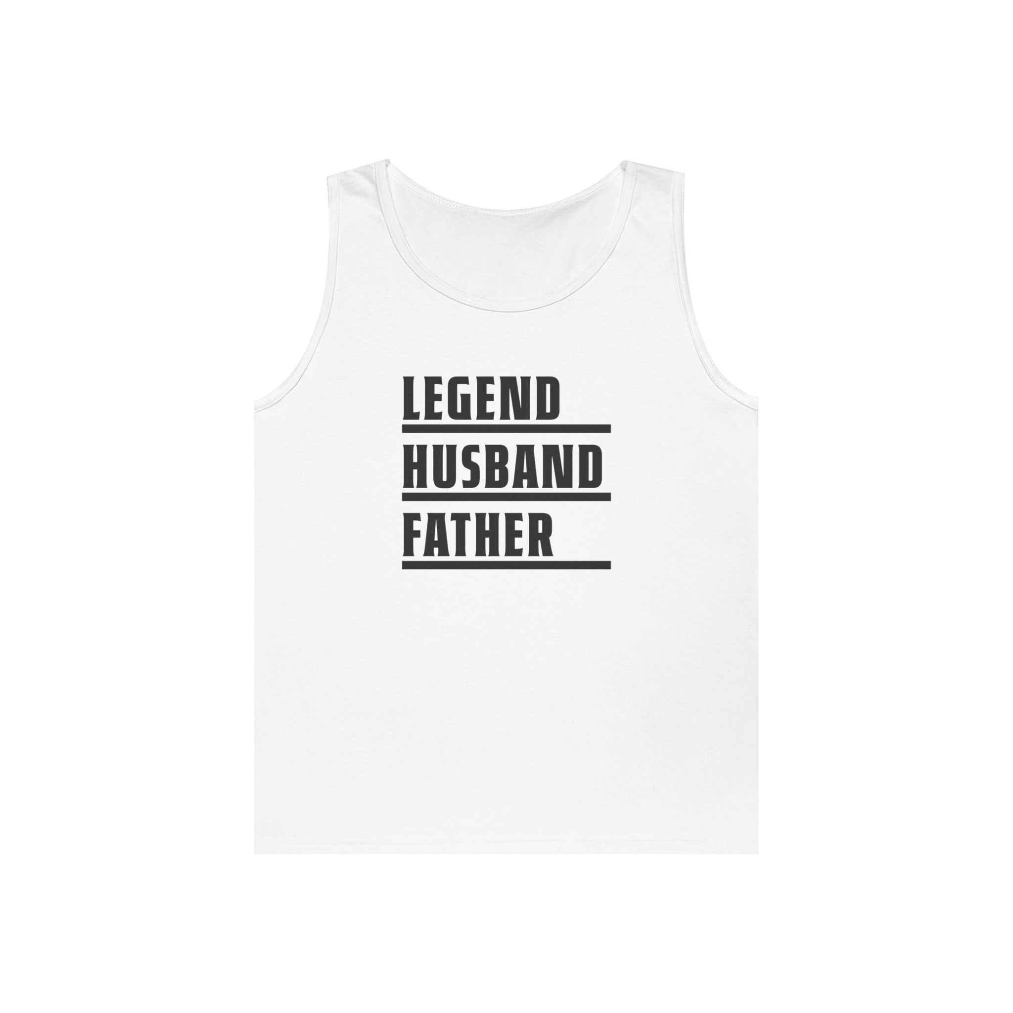 Dad Tank Top - Legend Husband Father | Tank Top by atgodanddesigns