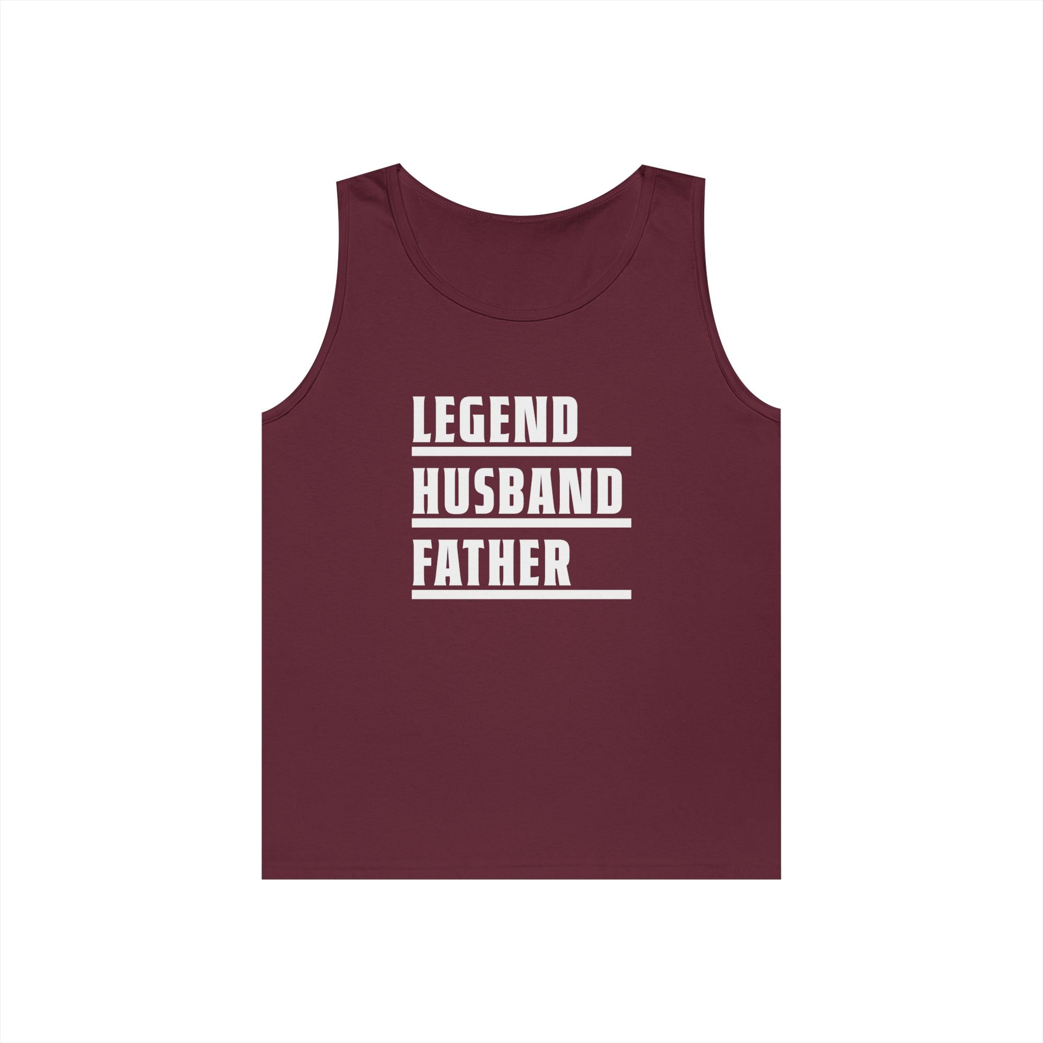 Dad Tank Top - Legend Husband Father | Tank Top by atgodanddesigns