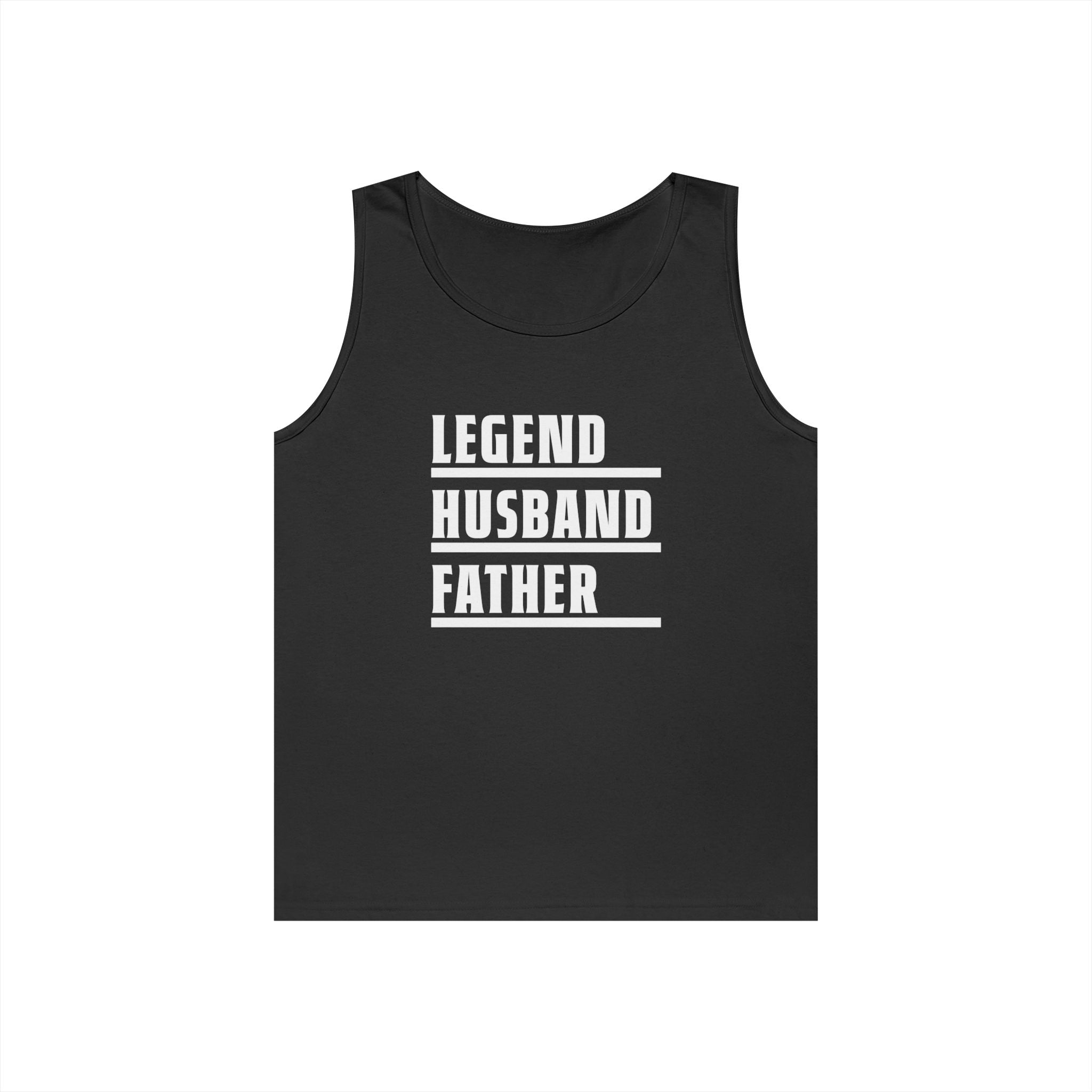 Dad Tank Top - Legend Husband Father | Tank Top by atgodanddesigns