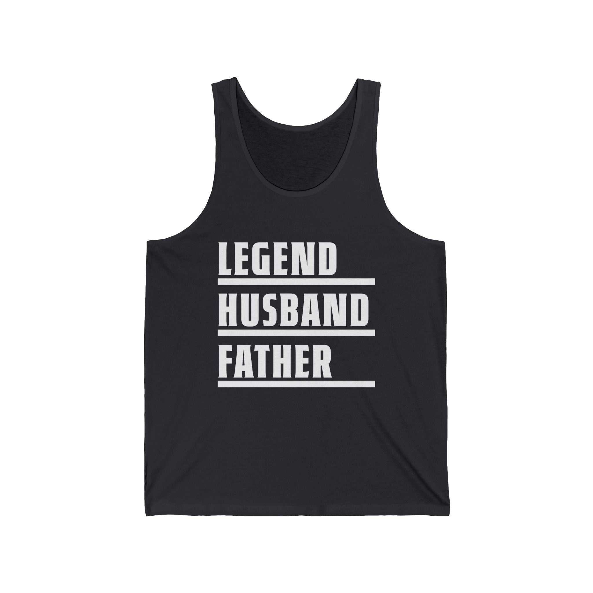 Dad Tank Top - Legend Husband Father | Tank Top by atgodanddesigns