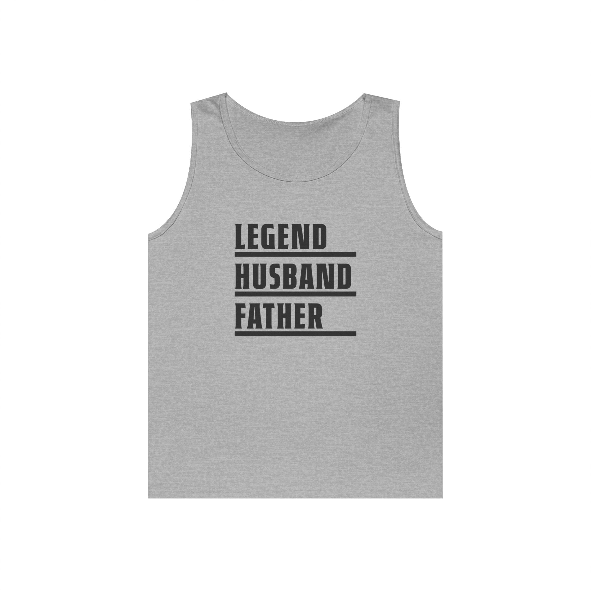 Dad Tank Top - Legend Husband Father | Tank Top by atgodanddesigns