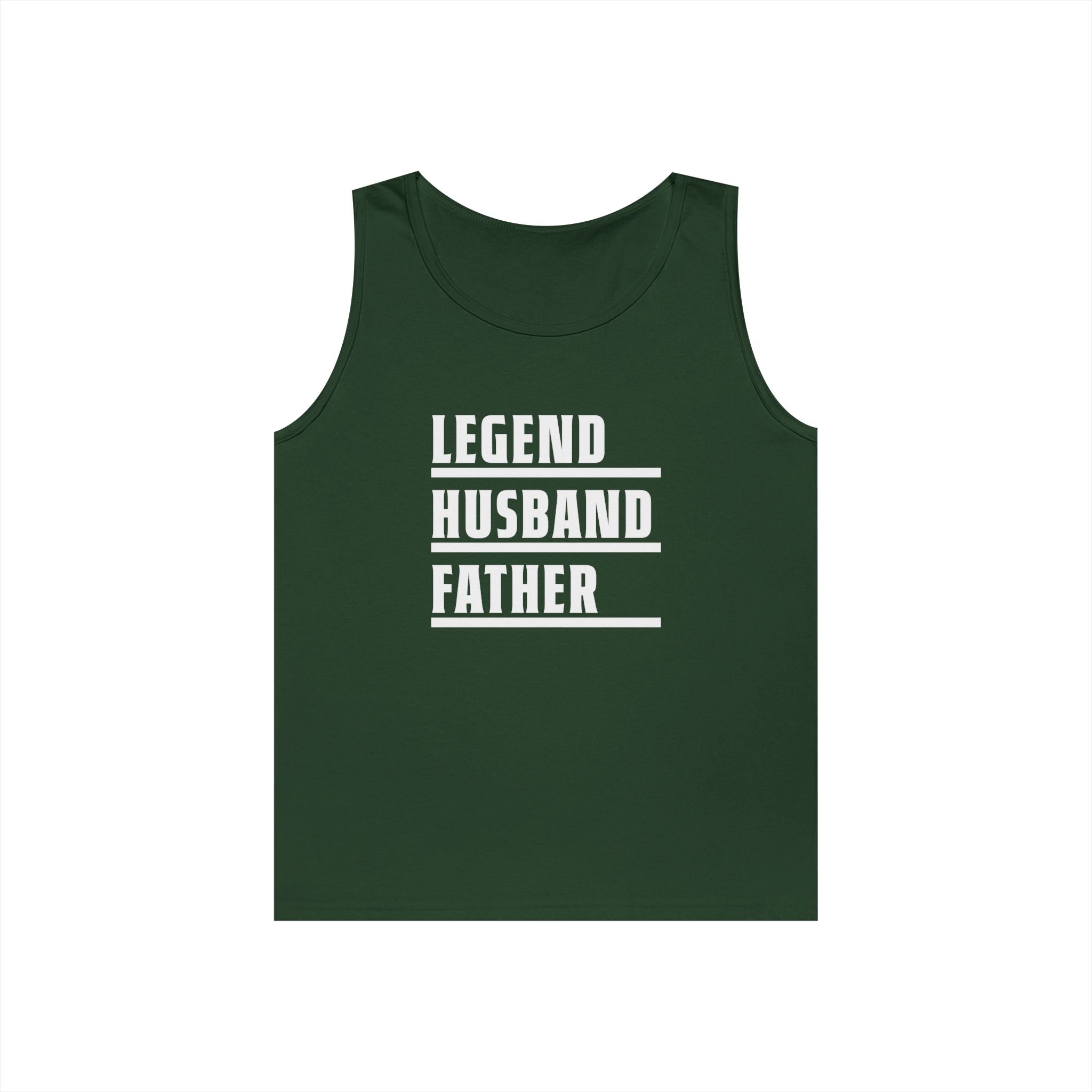 Dad Tank Top - Legend Husband Father | Tank Top by atgodanddesigns