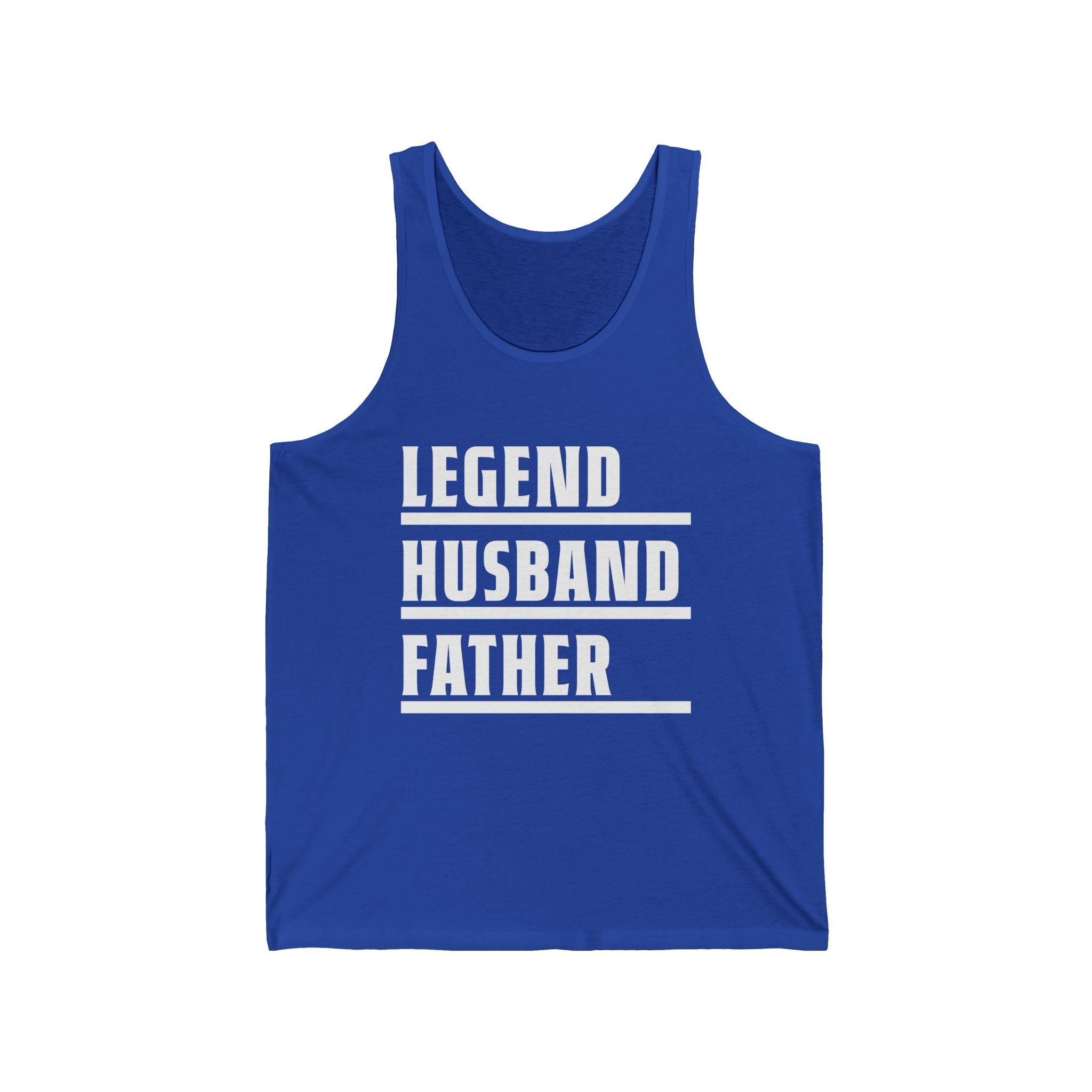 Dad Tank Top - Legend Husband Father | Tank Top by atgodanddesigns