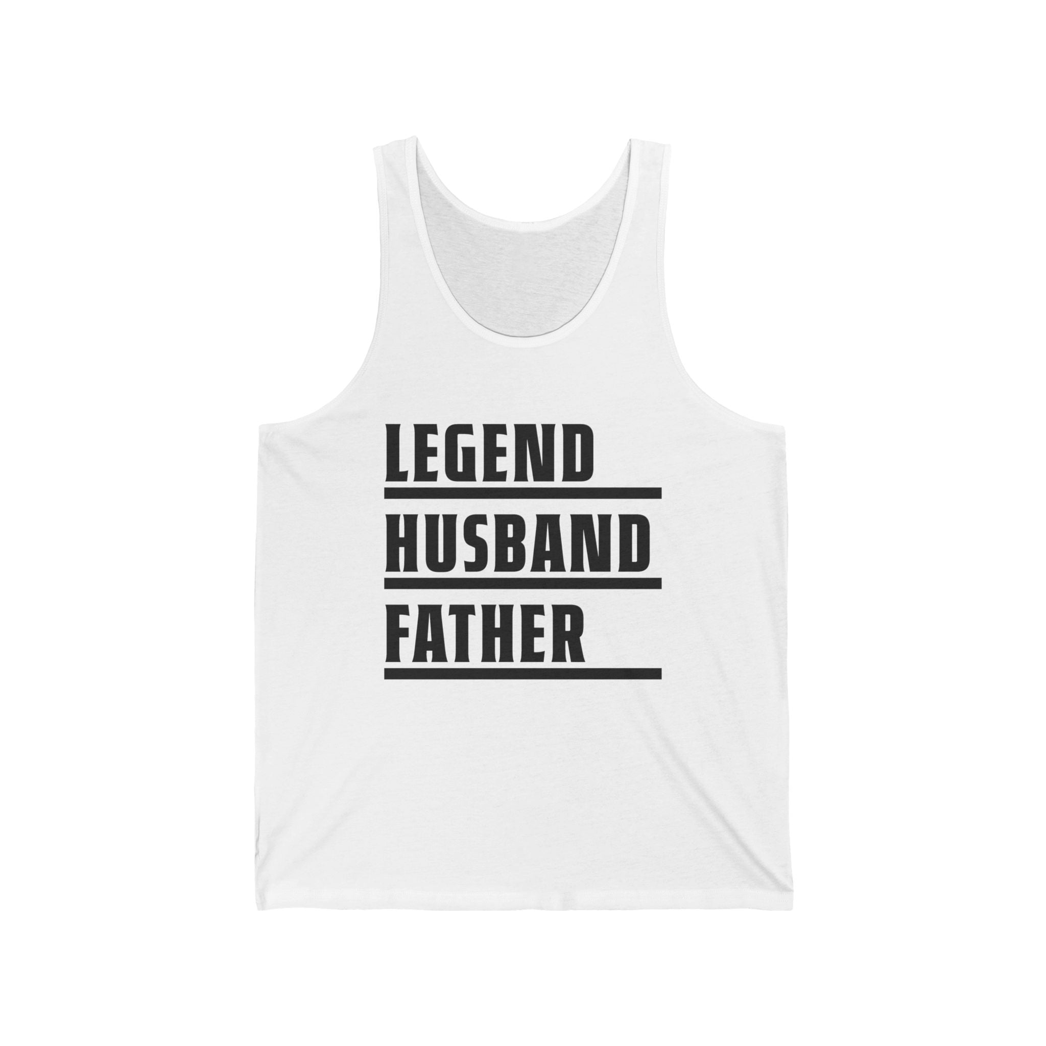Dad Tank Top - Legend Husband Father | Tank Top by atgodanddesigns