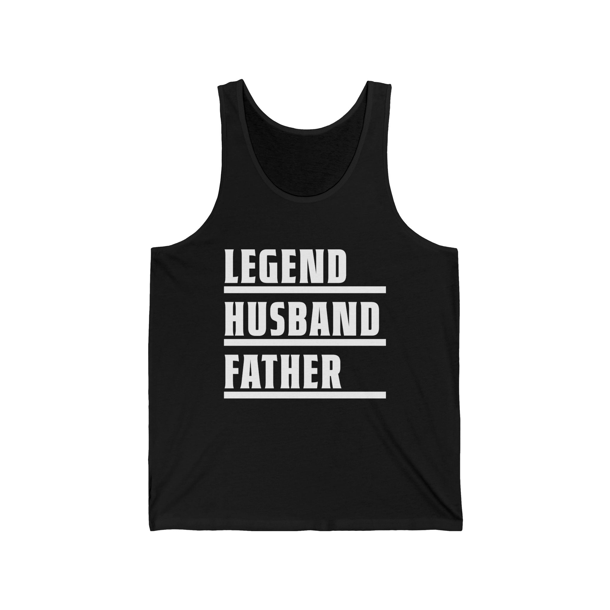 Dad Tank Top - Legend Husband Father | Tank Top by atgodanddesigns