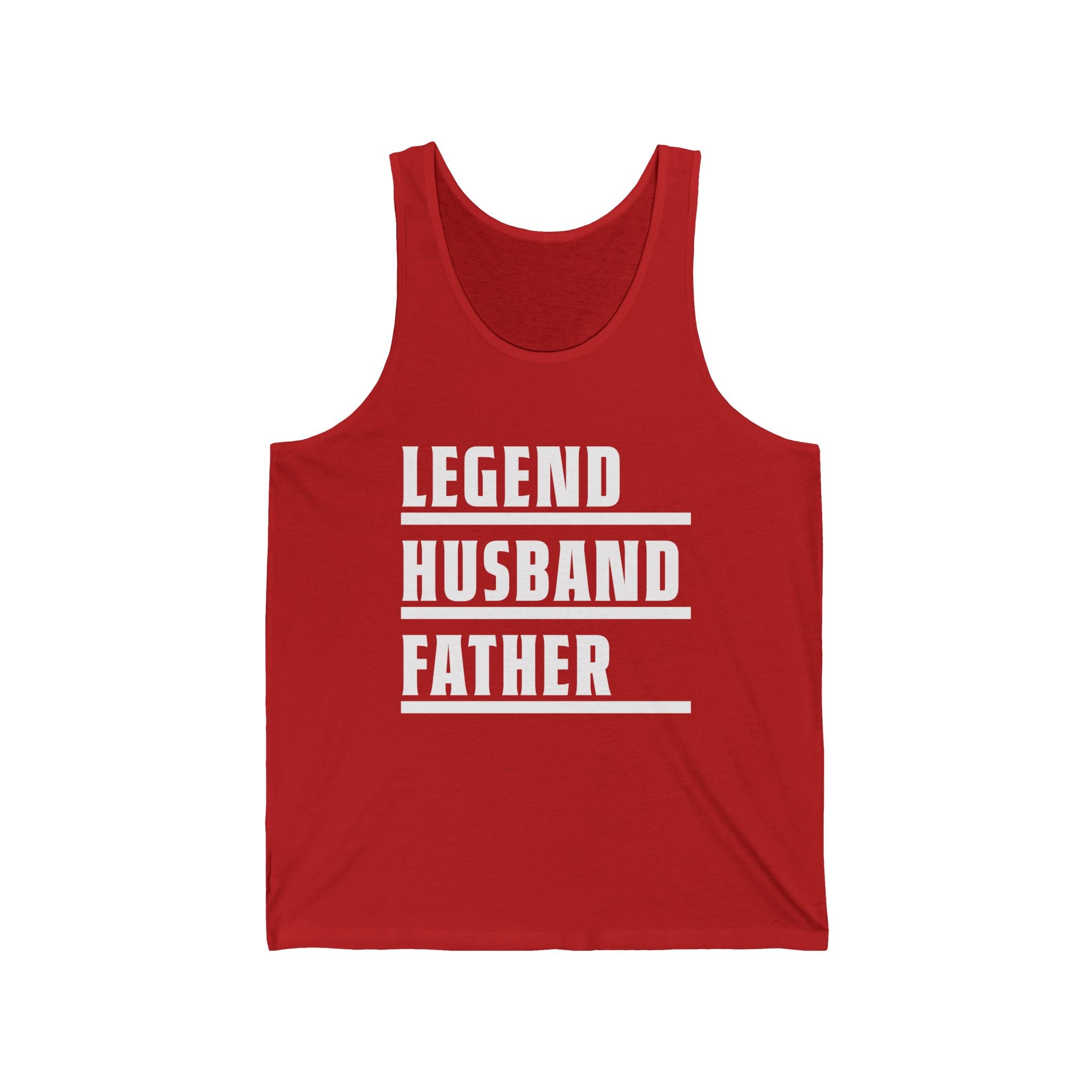 Dad Tank Top - Legend Husband Father | Tank Top by atgodanddesigns