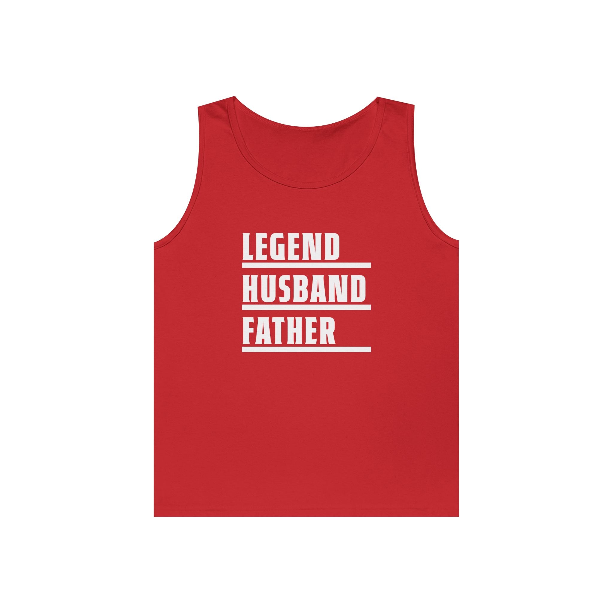Dad Tank Top - Legend Husband Father | Tank Top by atgodanddesigns