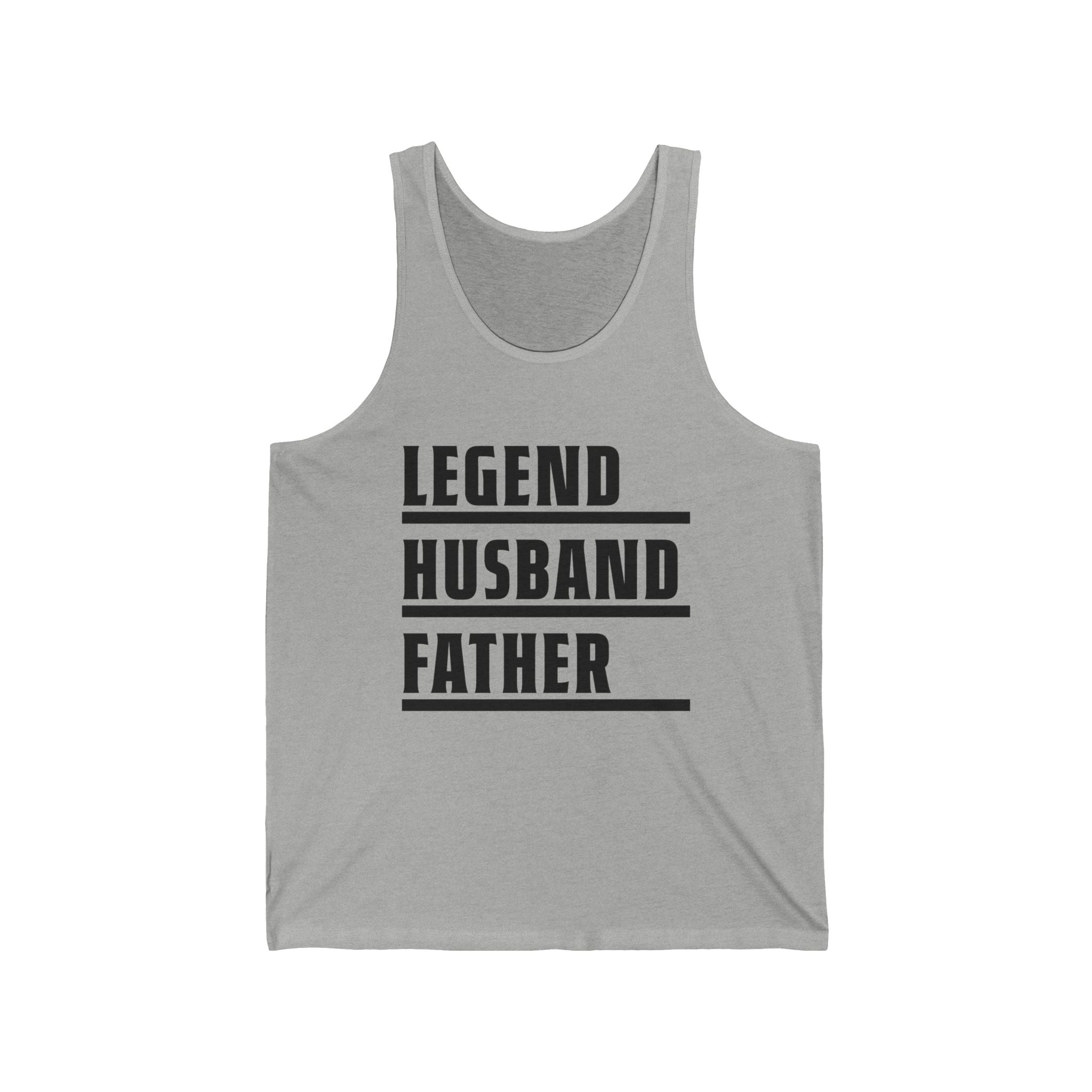 Dad Tank Top - Legend Husband Father | Tank Top by atgodanddesigns