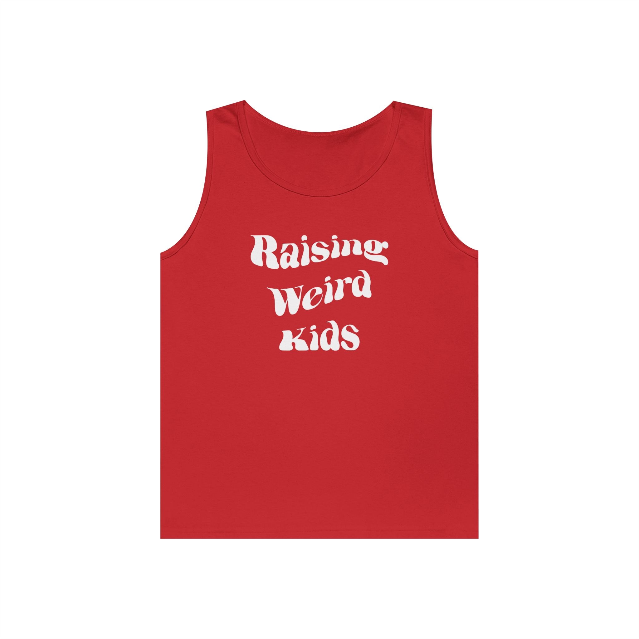 Dad Tank Top - Raising Weird Kids | Tank Top by atgodanddesigns