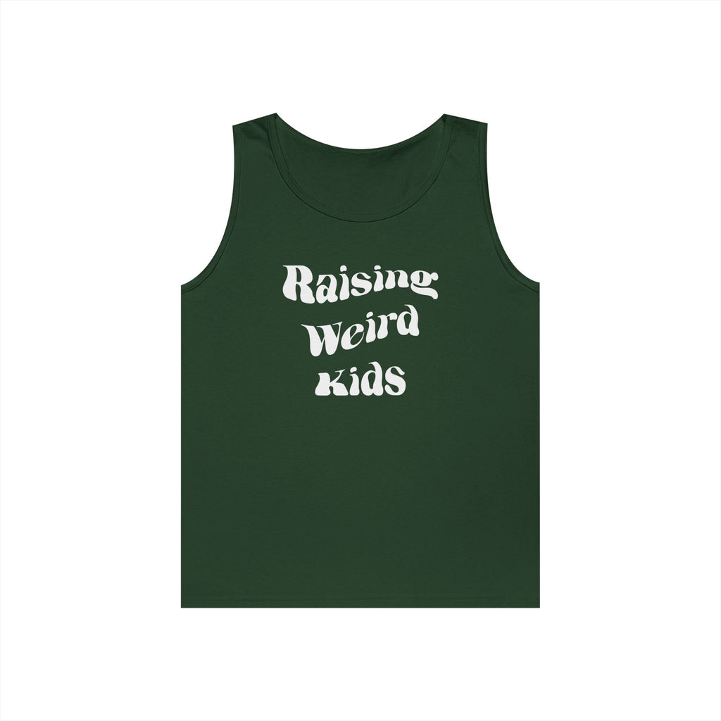 Dad Tank Top - Raising Weird Kids | Tank Top by atgodanddesigns