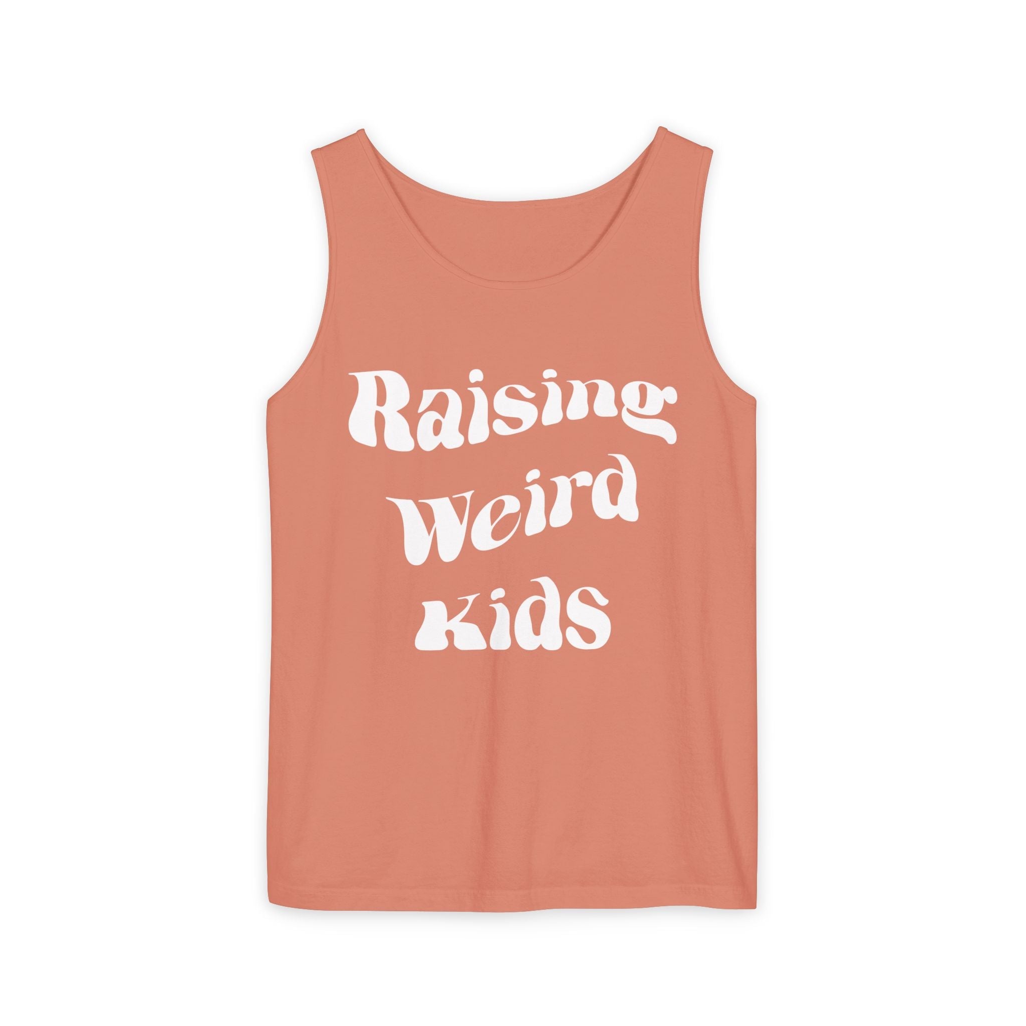 Dad Tank Top - Raising Weird Kids | Tank Top by atgodanddesigns