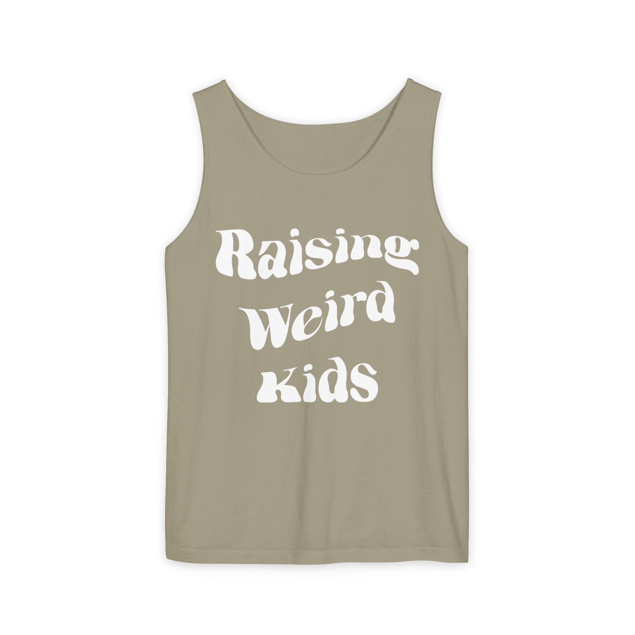Dad Tank Top - Raising Weird Kids | Tank Top by atgodanddesigns