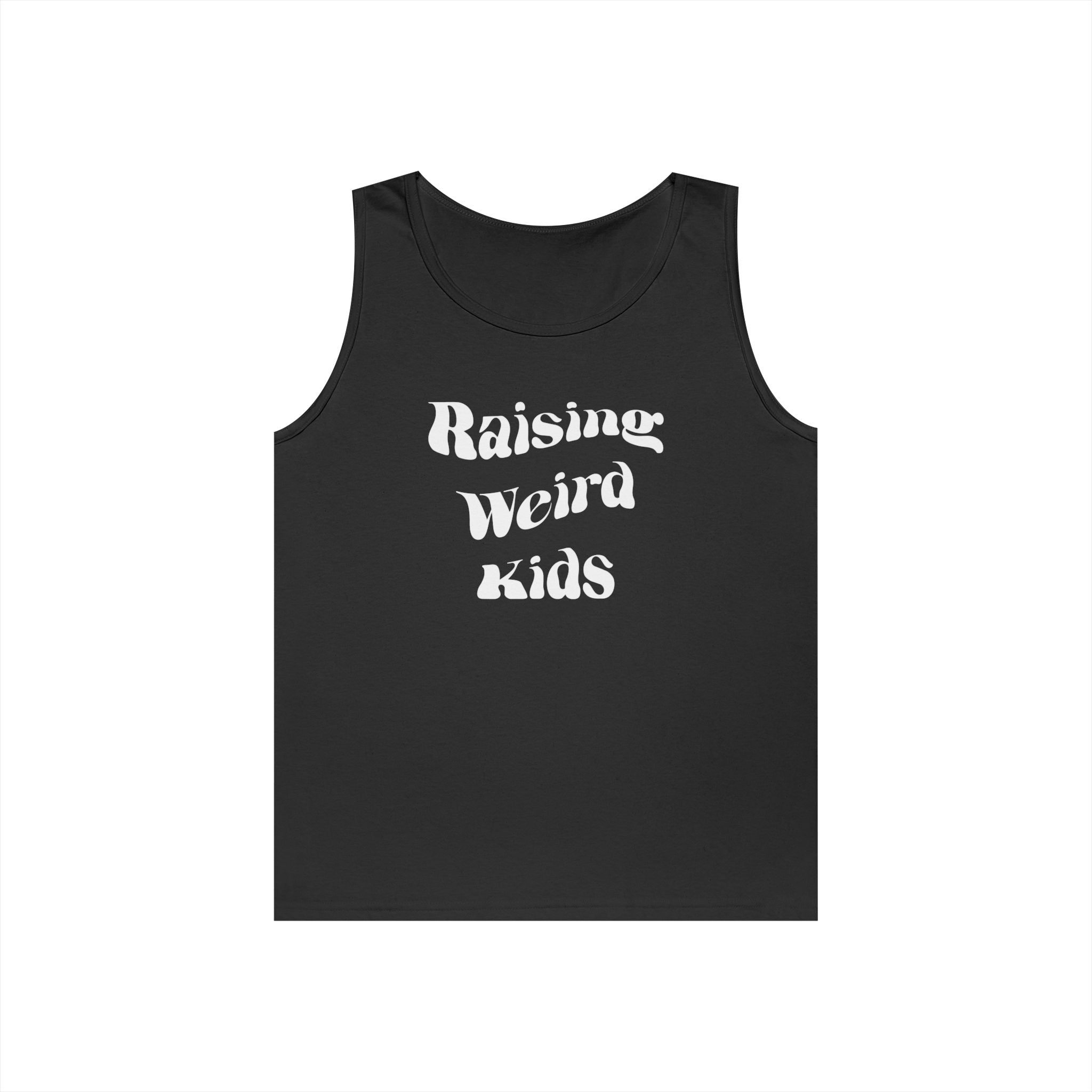 Dad Tank Top - Raising Weird Kids | Tank Top by atgodanddesigns