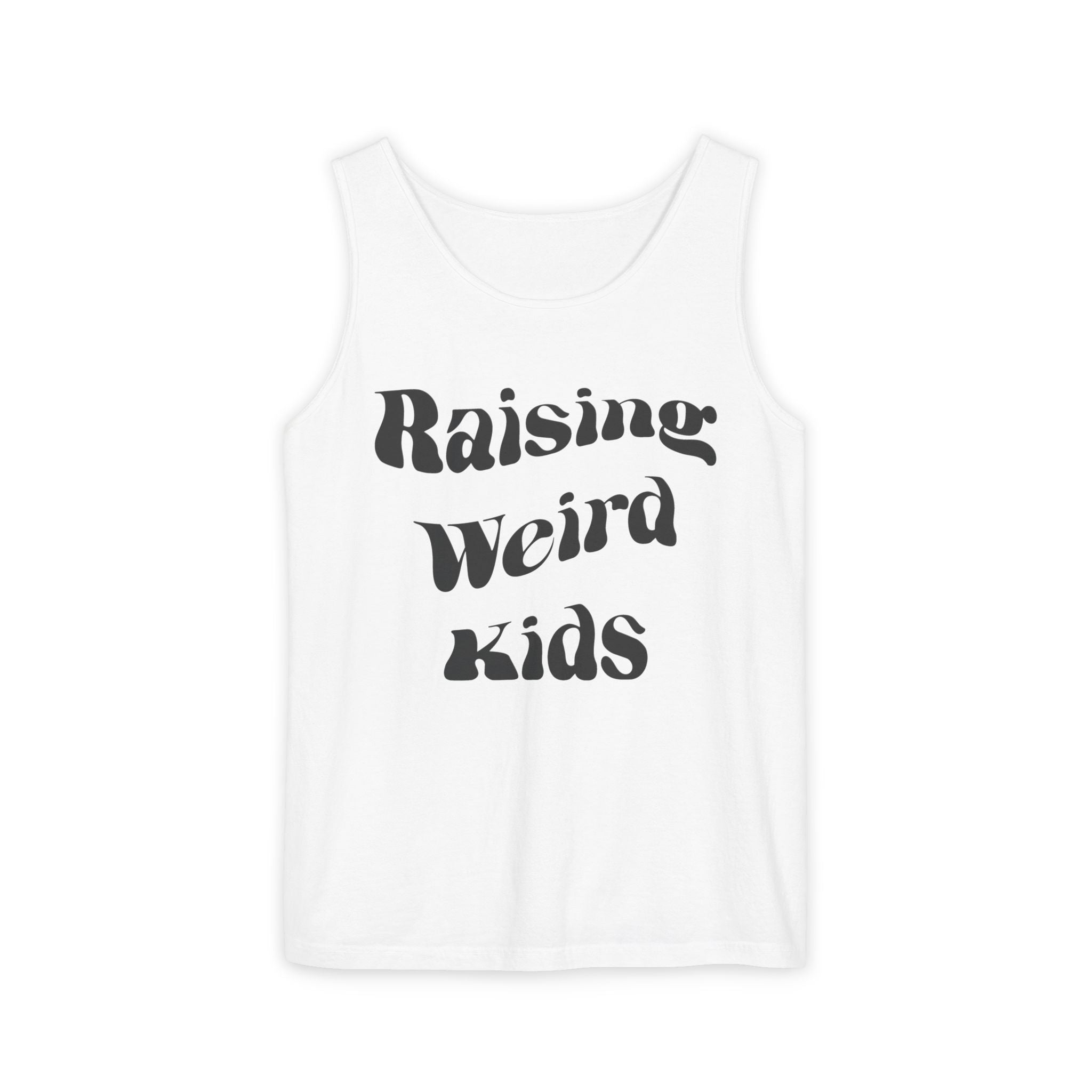 Dad Tank Top - Raising Weird Kids | Tank Top by atgodanddesigns