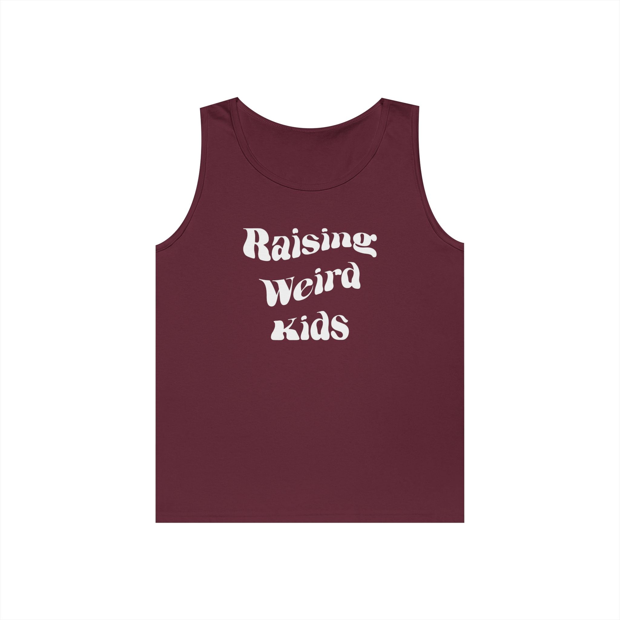 Dad Tank Top - Raising Weird Kids | Tank Top by atgodanddesigns
