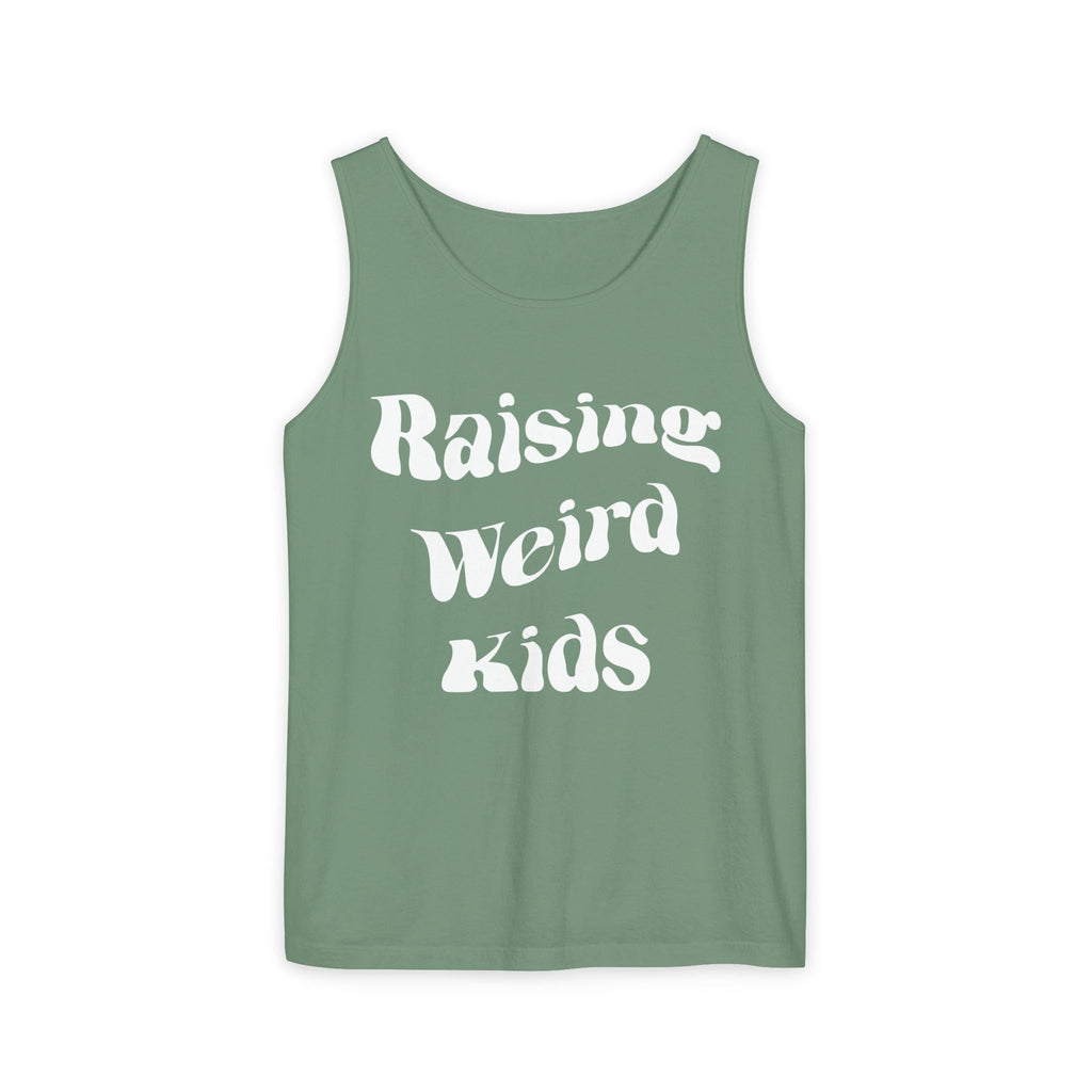 Dad Tank Top - Raising Weird Kids | Tank Top by atgodanddesigns
