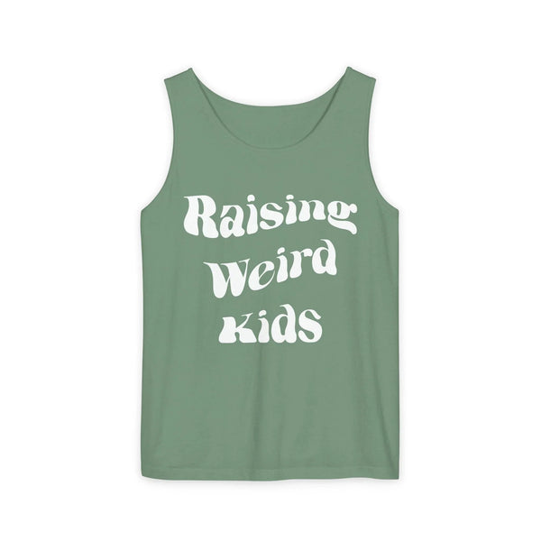 Dad Tank Top- Raising Weird Kids | Tank Top by atgodanddesigns