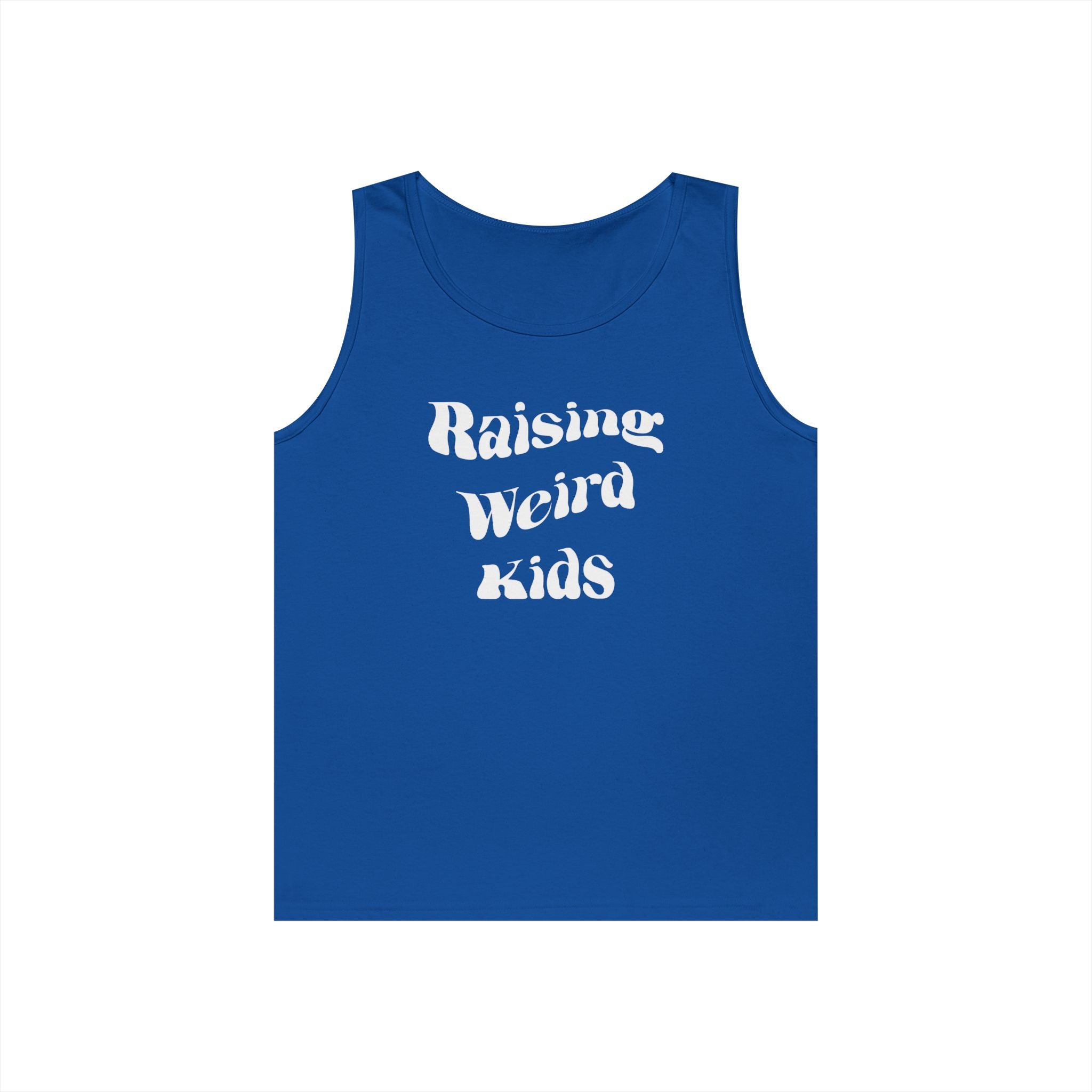 Dad Tank Top - Raising Weird Kids | Tank Top by atgodanddesigns