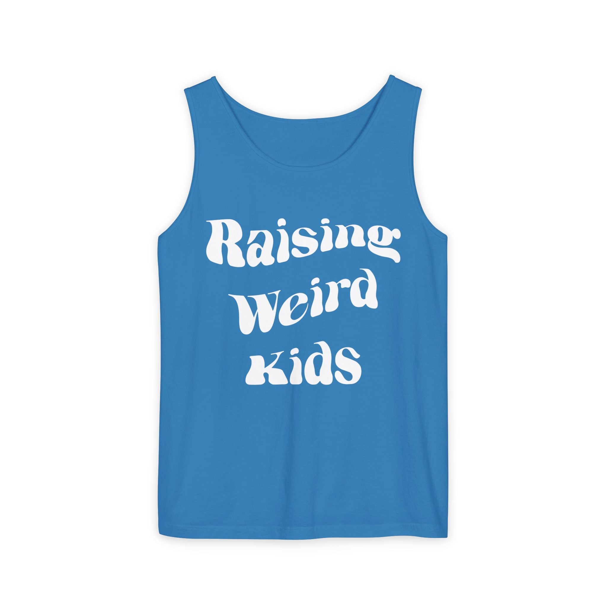 Dad Tank Top - Raising Weird Kids | Tank Top by atgodanddesigns