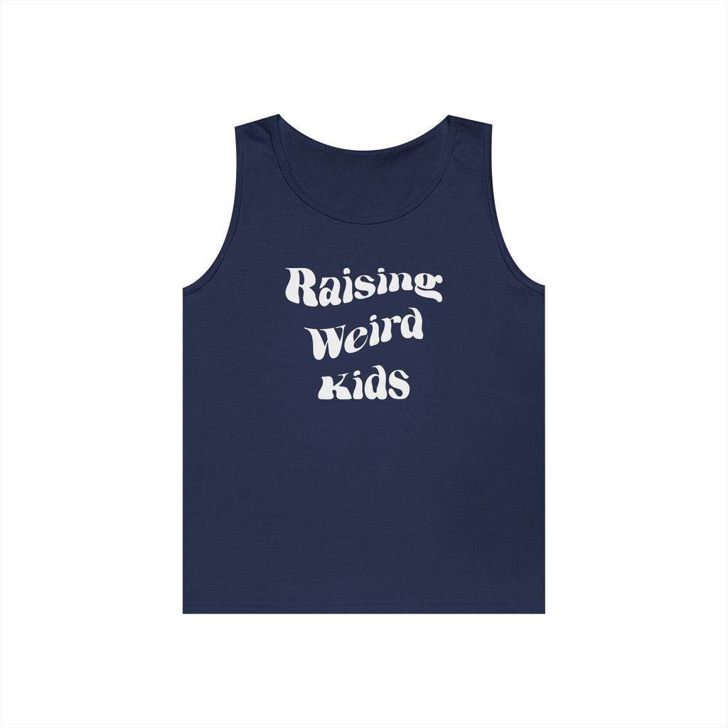 Dad Tank Top - Raising Weird Kids | Tank Top by atgodanddesigns