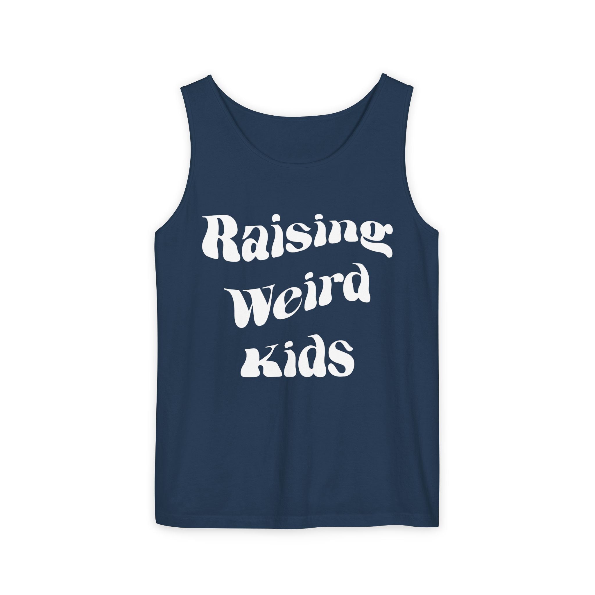 Dad Tank Top - Raising Weird Kids | Tank Top by atgodanddesigns