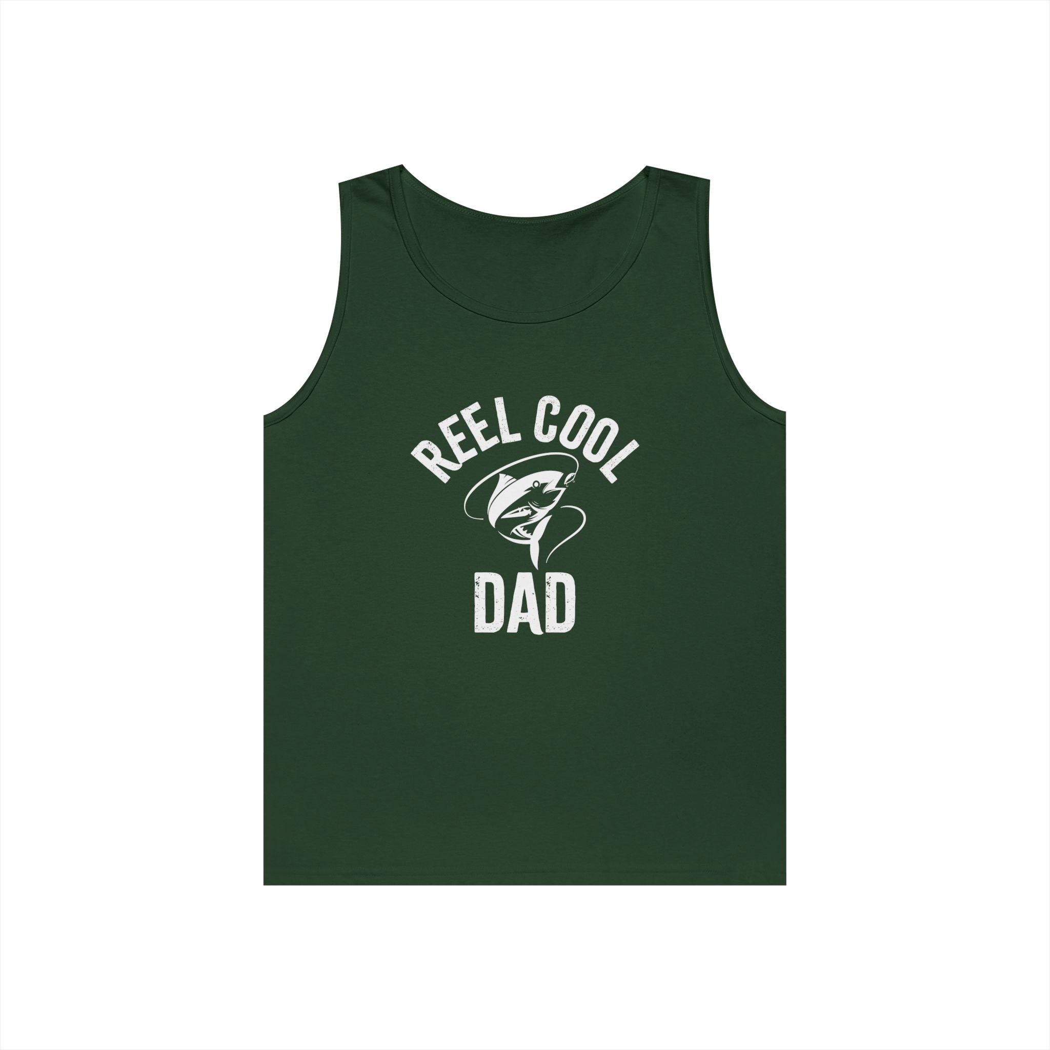 Dad Tank Top - Reel Cool Dad | Tank Top by atgodanddesigns