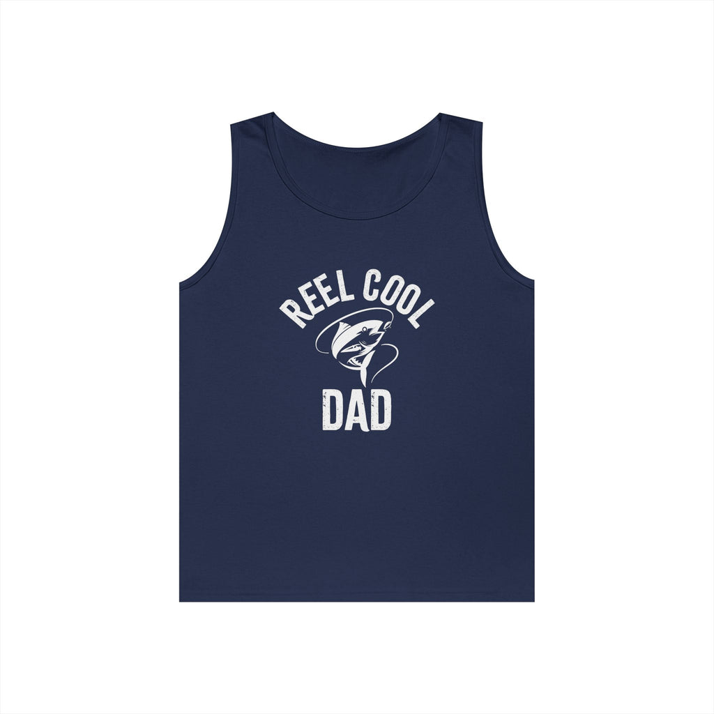Dad Tank Top - Reel Cool Dad | Tank Top by atgodanddesigns