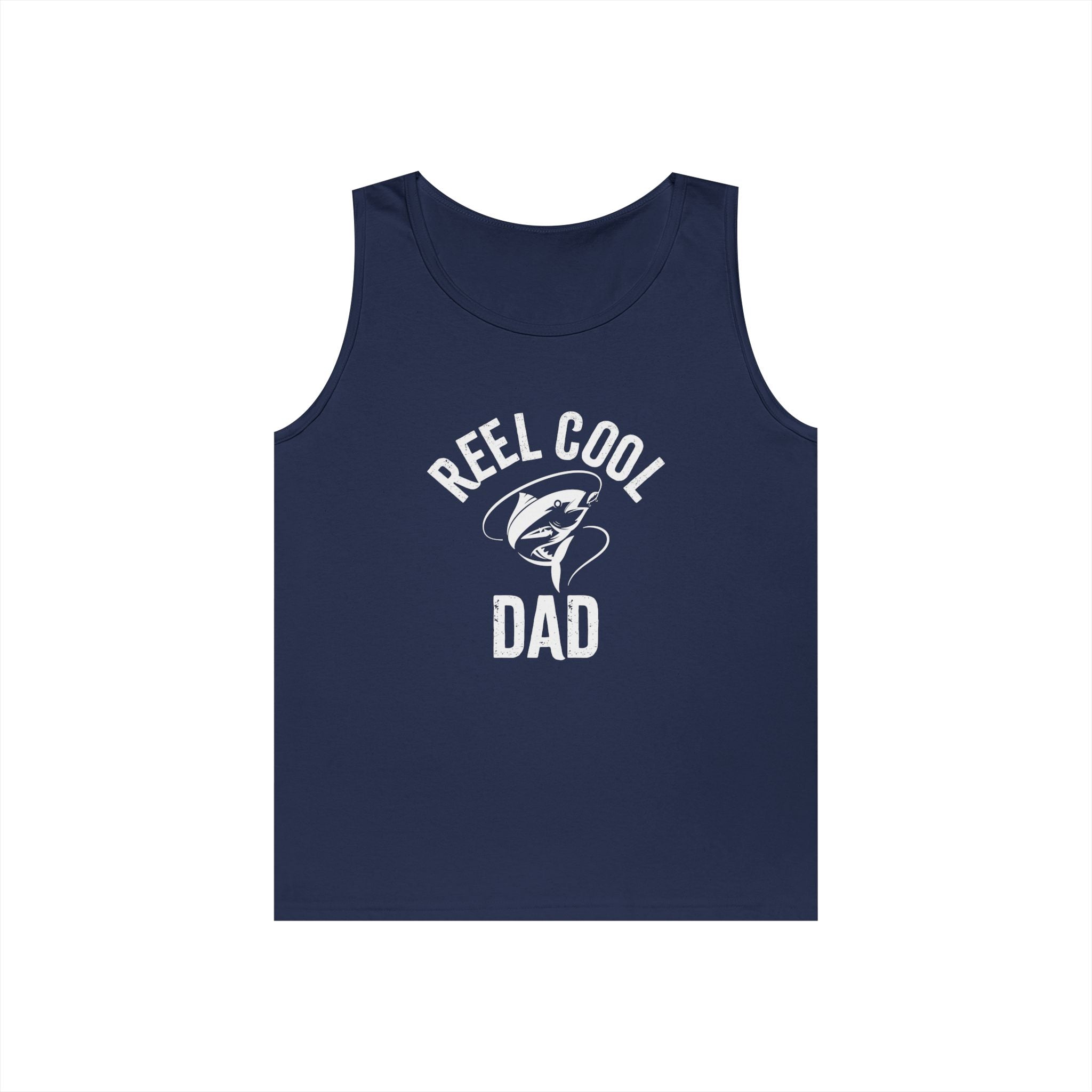 Dad Tank Top - Reel Cool Dad | Tank Top by atgodanddesigns