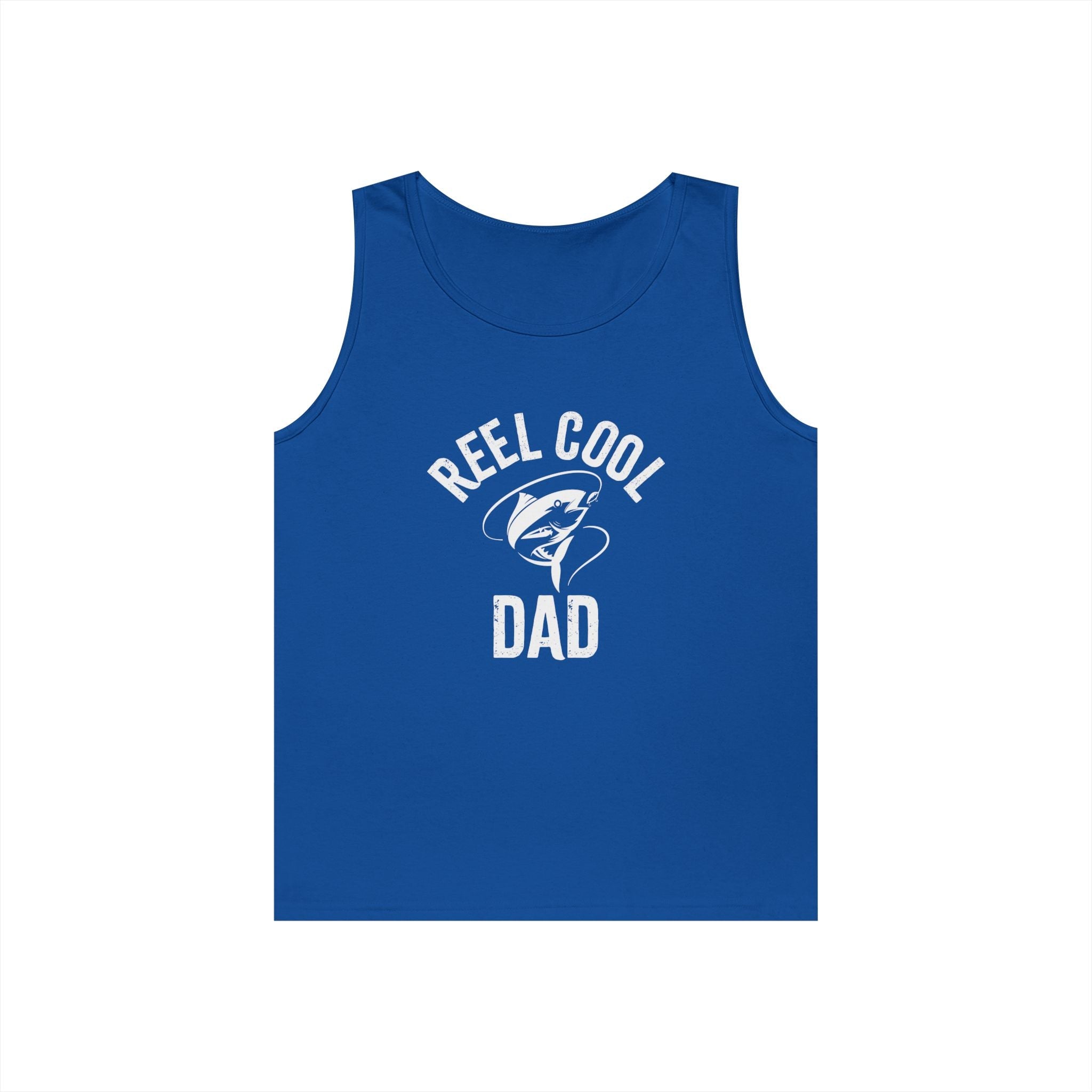 Dad Tank Top - Reel Cool Dad | Tank Top by atgodanddesigns