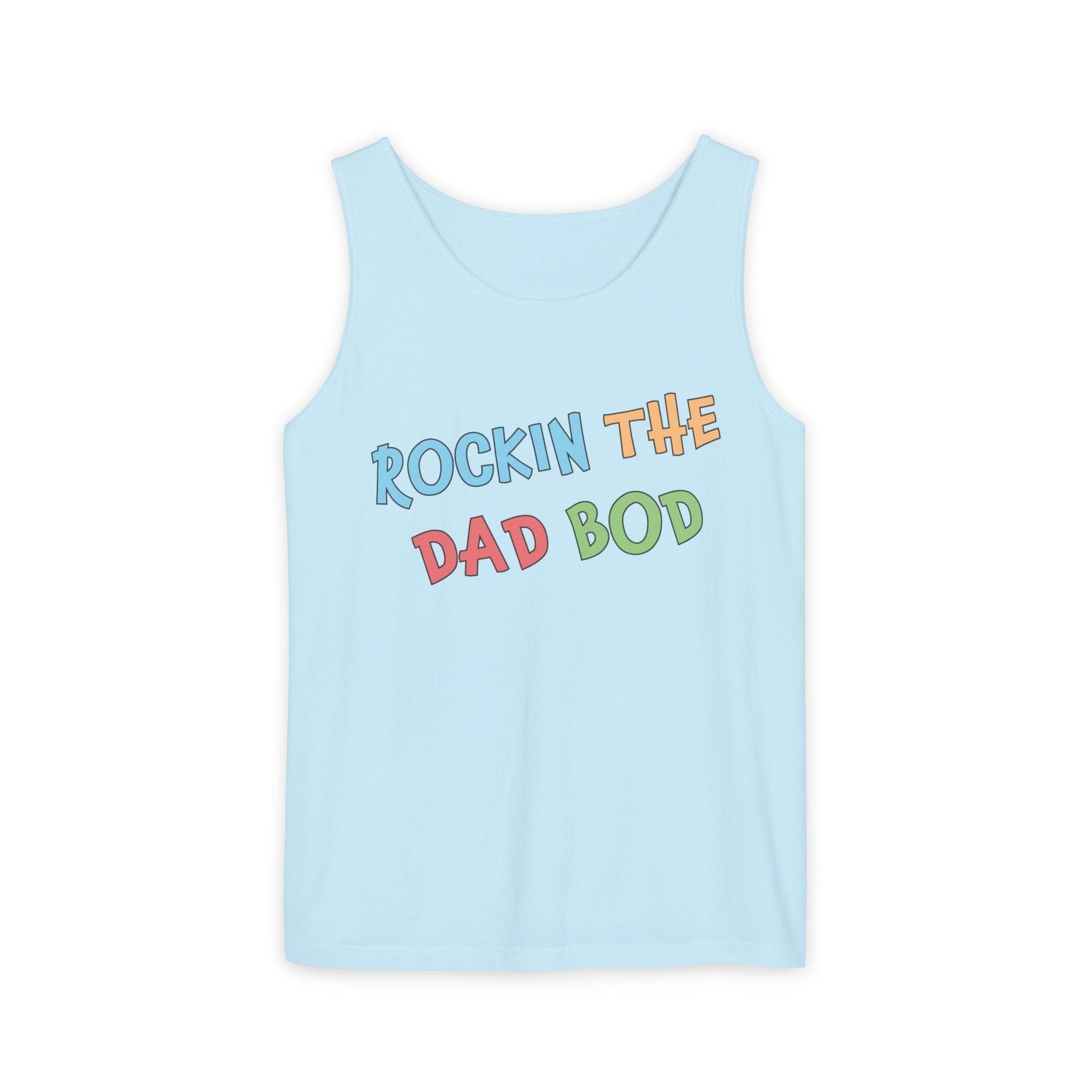 Dad Tank Top - Rockin The Dad Bod | Tank Top by atgodanddesigns
