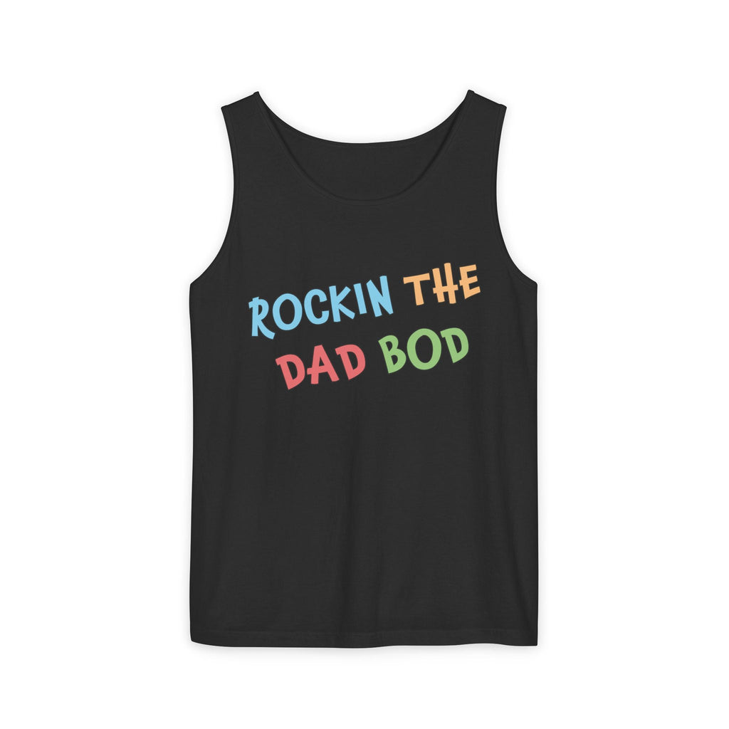 Dad Tank Top - Rockin The Dad Bod | Tank Top by atgodanddesigns