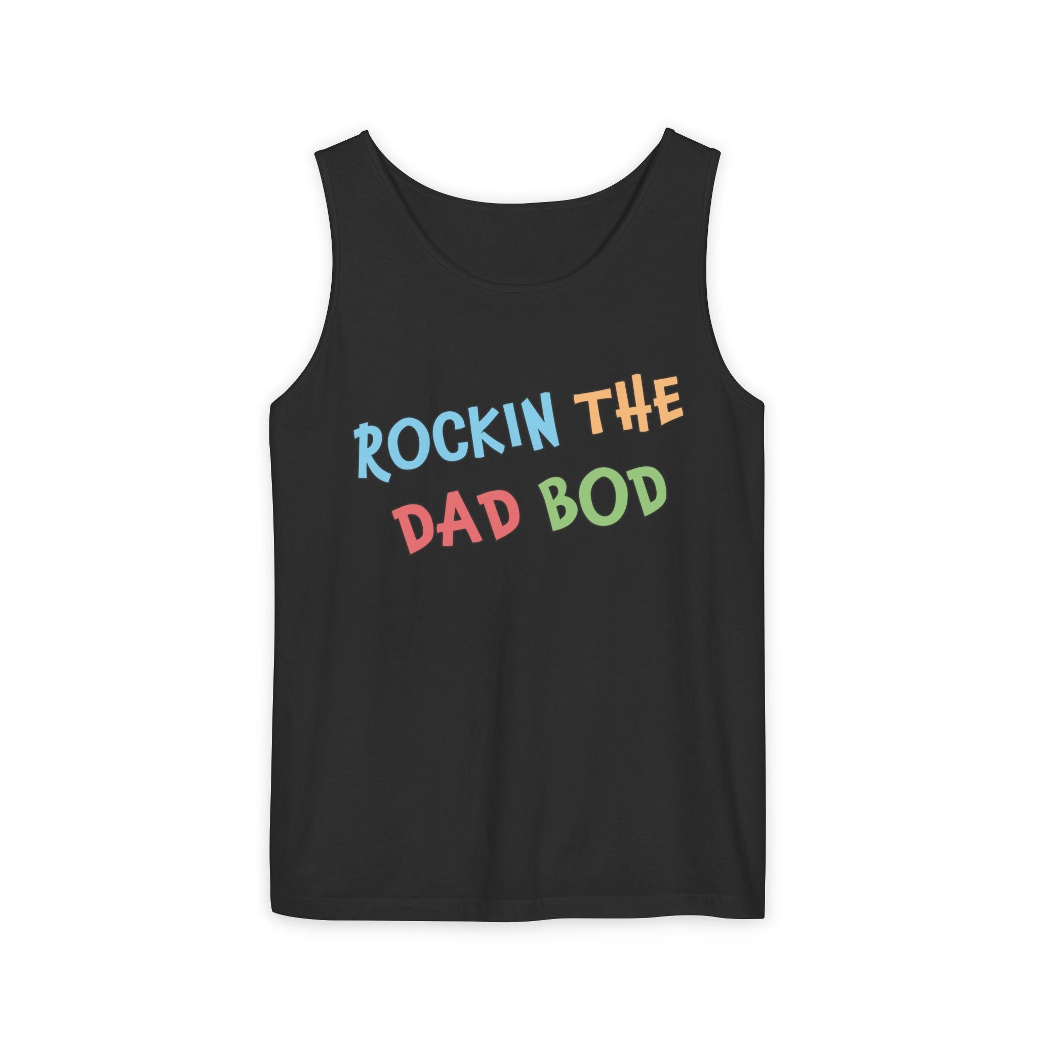 Dad Tank Top - Rockin The Dad Bod | Tank Top by atgodanddesigns