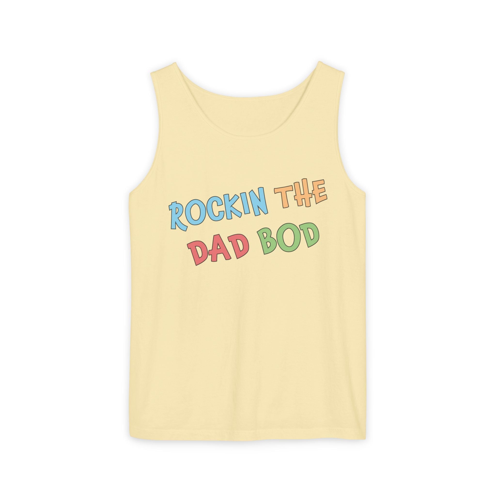 Dad Tank Top - Rockin The Dad Bod | Tank Top by atgodanddesigns