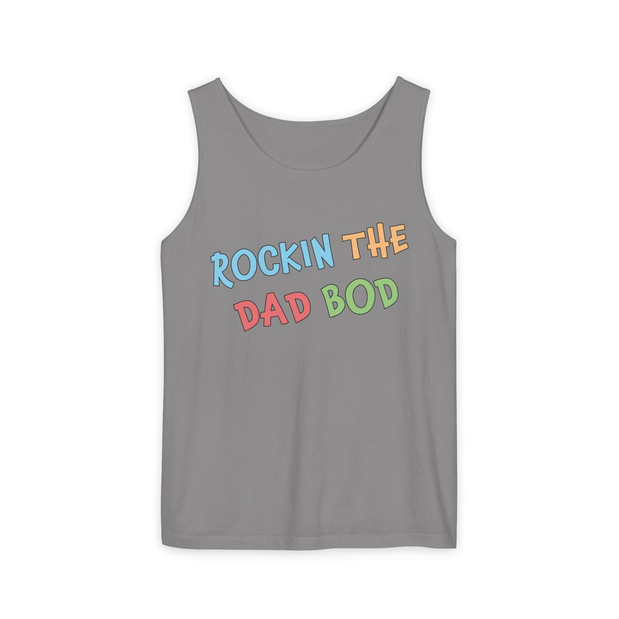 Dad Tank Top - Rockin The Dad Bod | Tank Top by atgodanddesigns